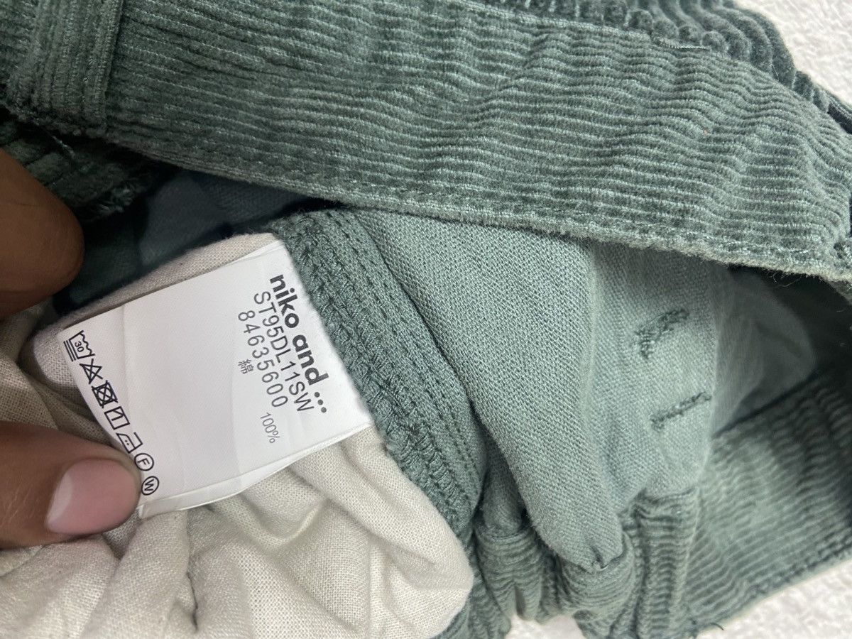 Japanese Brand Niko and... Corduroy Wide Balloon Pants Size US 32 / EU 48 - 6 Thumbnail