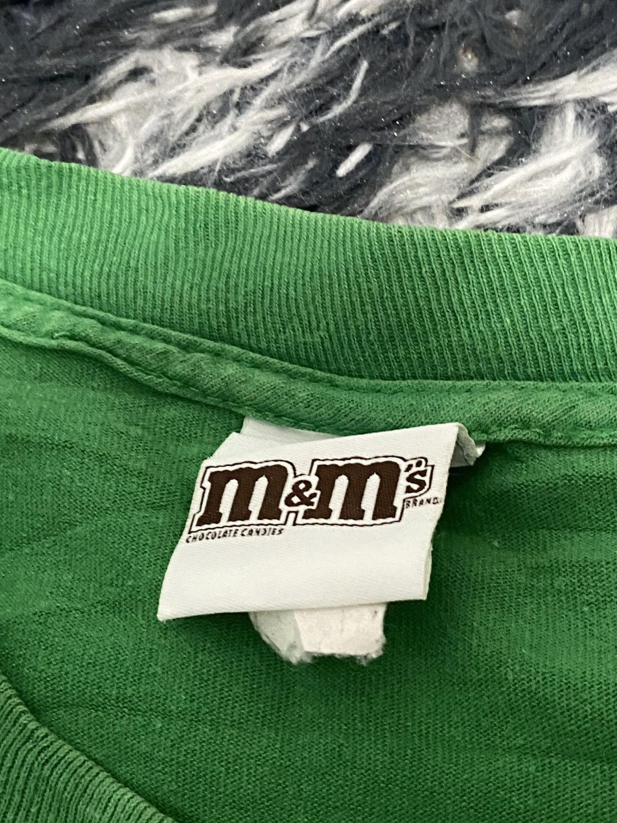 Vintage Vintage m&m big face green tee Size US XL / EU 56 / 4 - 5 Thumbnail