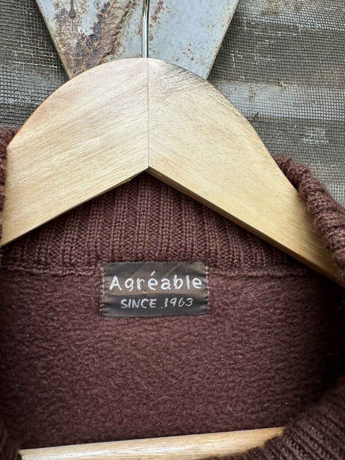 Japanese Brand Agreable Fleece Brown Jacket Size US L / EU 52-54 / 3 - 9 Thumbnail