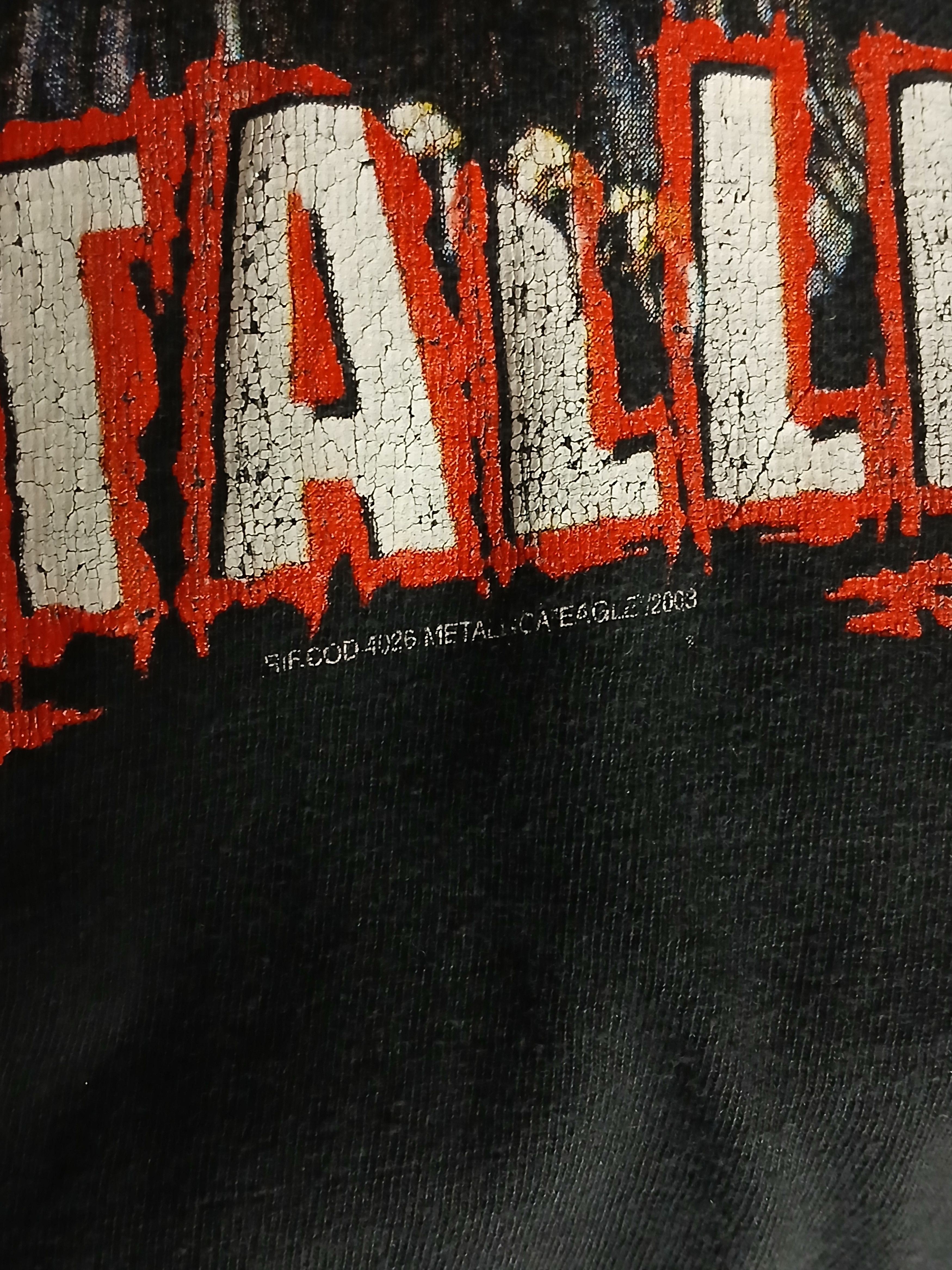 Band Tees × Metallica × Vintage Vintage 2003 Metallica St. Anger T-Shirt Size US M / EU 48-50 / 2 - 5 Thumbnail