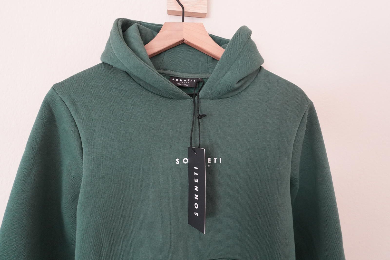 Sonneti Sonneti Sweater Women's L Green NWT London Pullover Hoodie Size L / US 10 / IT 46 - 4 Thumbnail