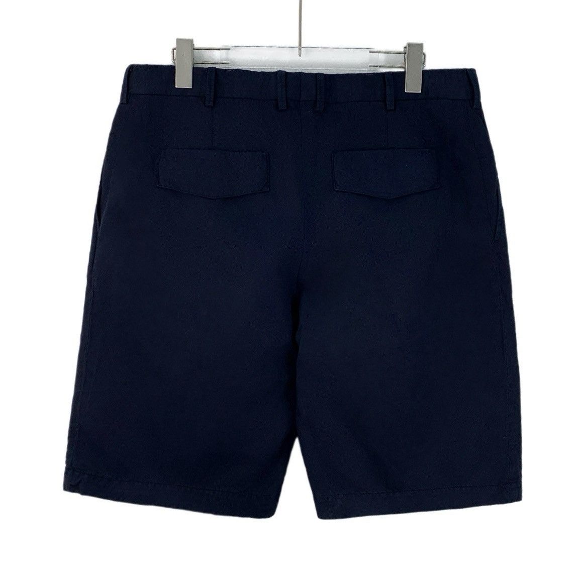Z Zegna Zegna Navy Cotton Casual Shorts K26WX Size US 40 / EU 56 - 2 Thumbnail