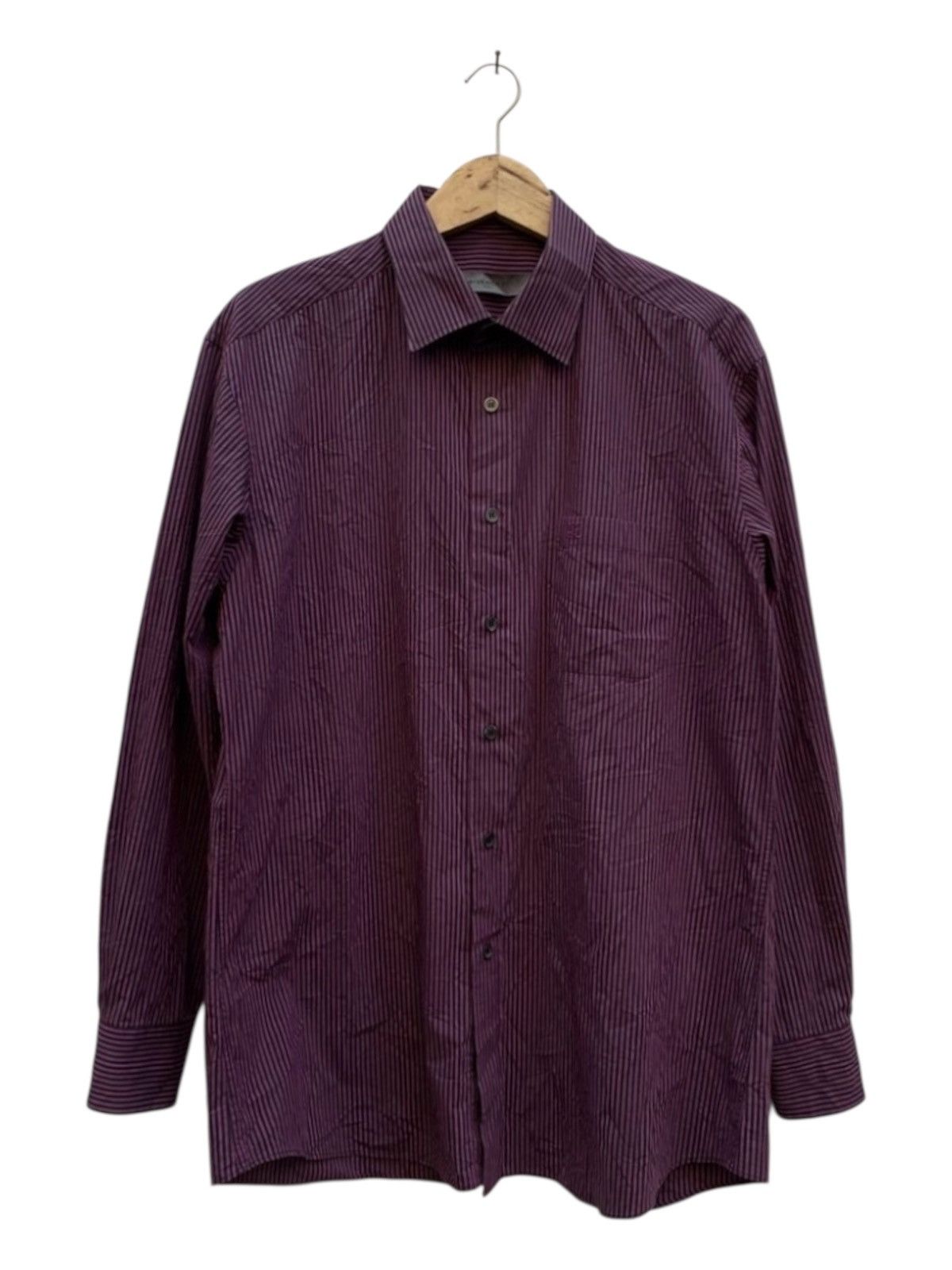 Givenchy Vintage Givenchy Men striped button up shirt Size US L / EU 52-54 / 3 - 1 Thumbnail