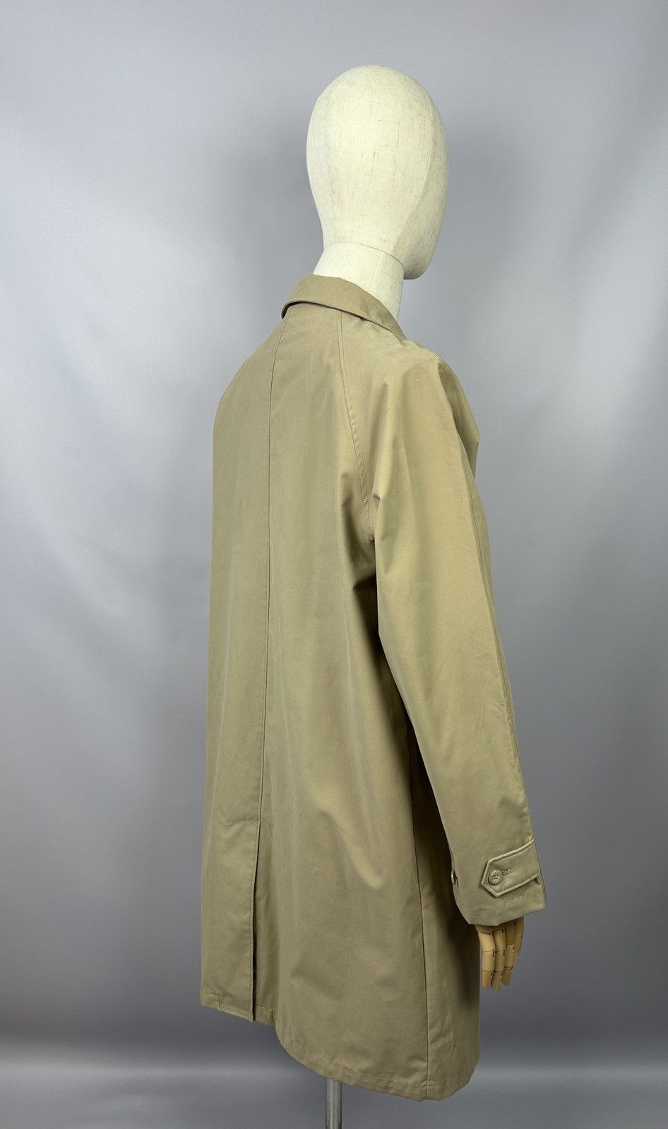 Gant GANT New Haven Nylon Cotton Beige Waterproof Rain Coat Mac Size US M / EU 48-50 / 2 - 6 Thumbnail