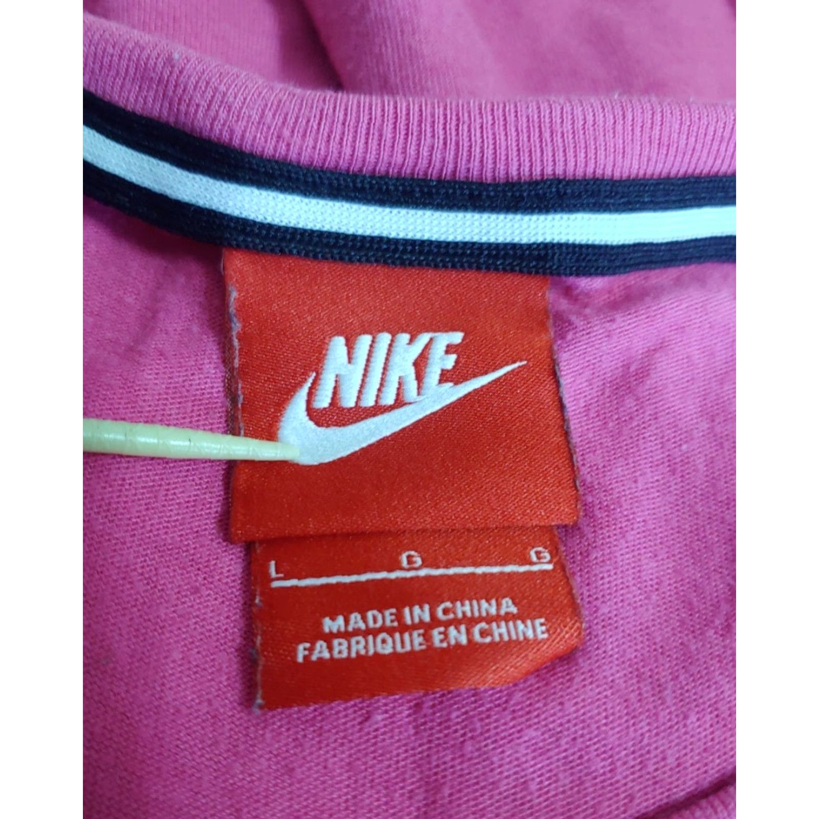 Nike Nike Tank Top Womens L Pullover Sleeveless Pink Logo Round Neck Size L / US 10 / IT 46 - 3 Thumbnail