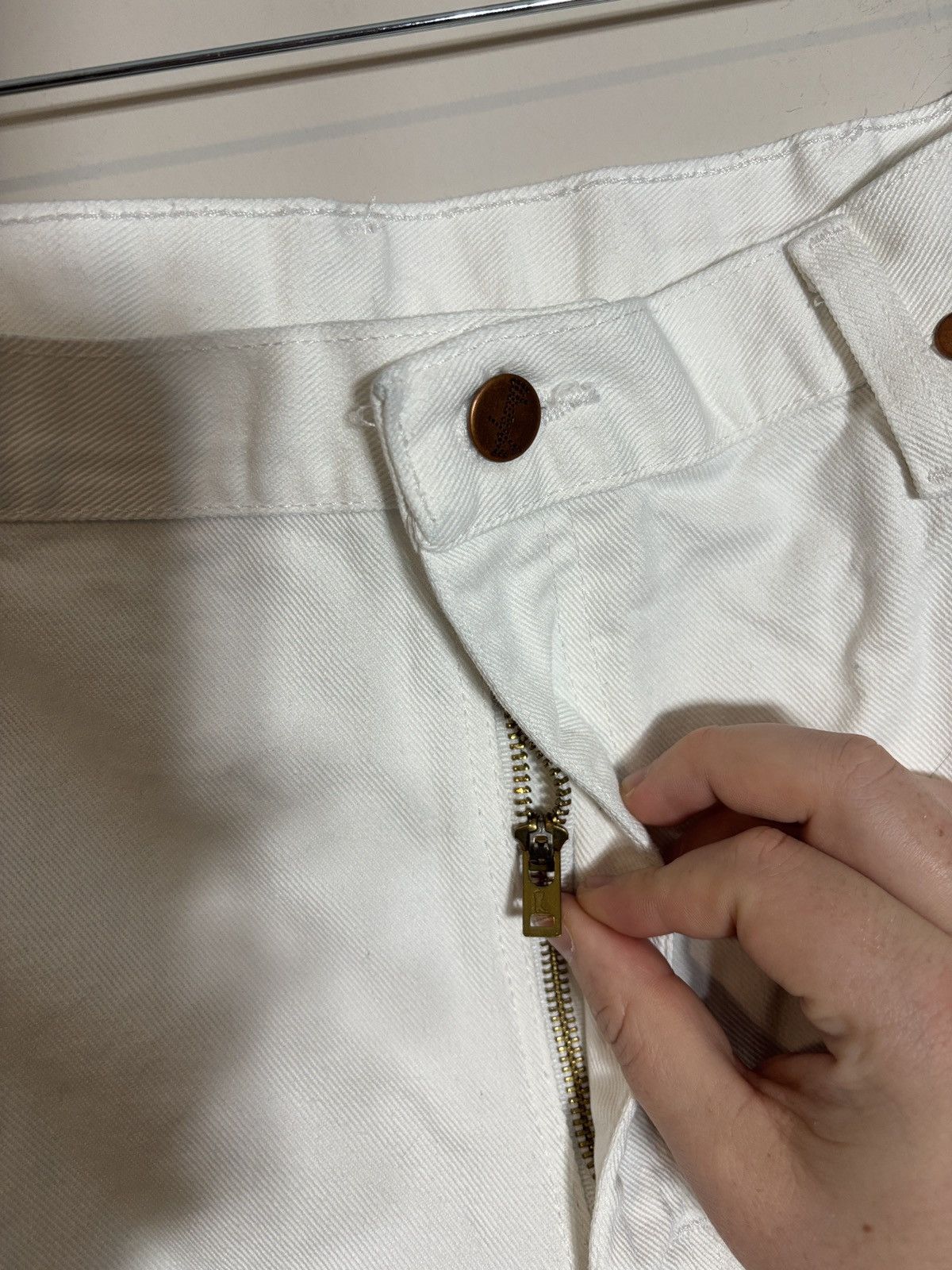 Wrangler Wrangler Cowboy Cut Jeans White Denim 13MWZ 38x34 Size US 38 / EU 54 - 2 Thumbnail
