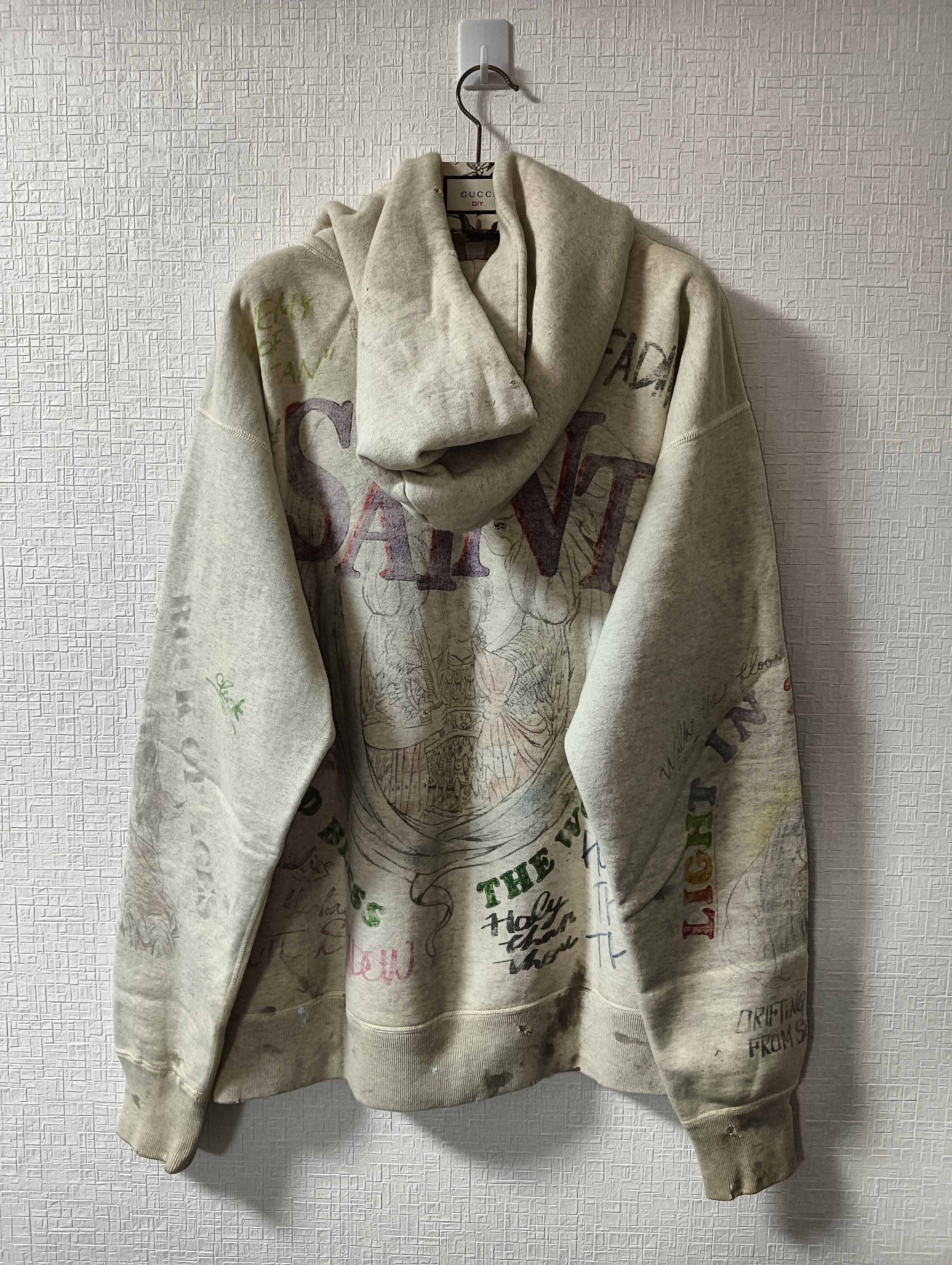 Saint Michael Aged Graffiti Hoodie Size US L / EU 52-54 / 3 - 2 Thumbnail