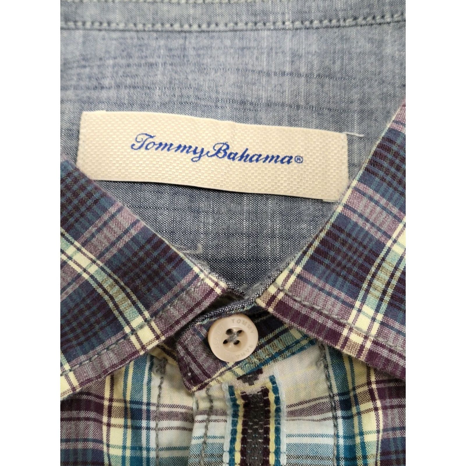 Tommy Bahama Tommy Bahama Shirt Mens Size Large 100% Cotton Long Sleeve Button Down SAMPLE Size US L / EU 52-54 / 3 - 3 Thumbnail