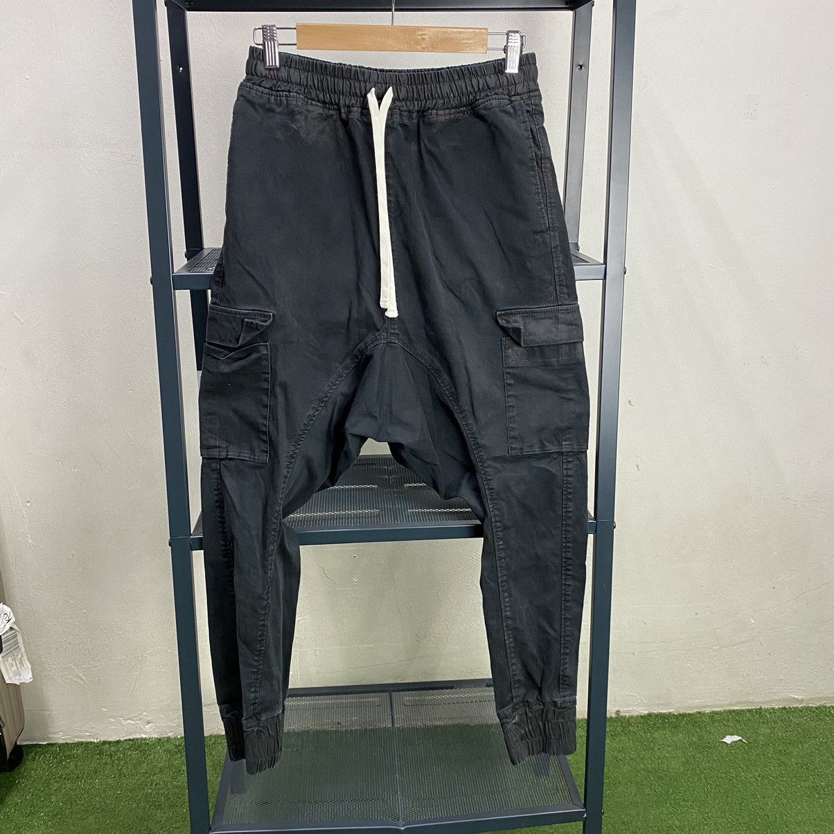 Gostar De Fuga Flared Drop Crotch Baggy Cargo Pants