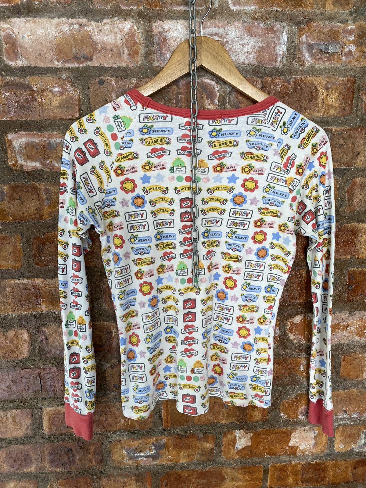 Hysteric Glamour 1990s All pop logo LS Size S / US 4 / IT 40 - 11 Thumbnail