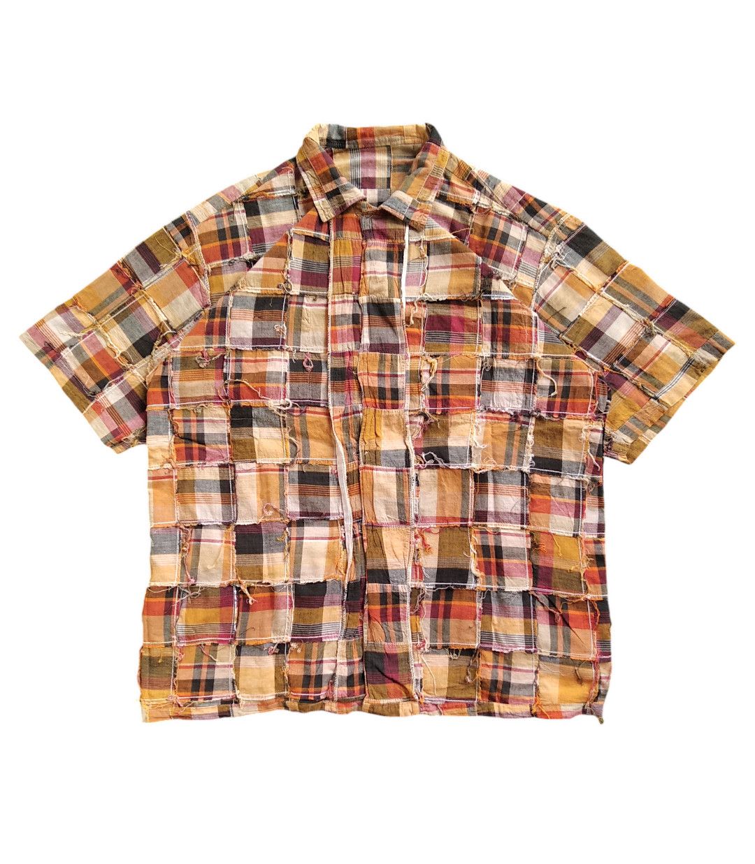 Beauty Beast × If Six Was Nine × Japanese Brand VTG 90s Baffy Pacthwork Casual Basic Double Pocket Size US L / EU 52-54 / 3 - 3 Thumbnail