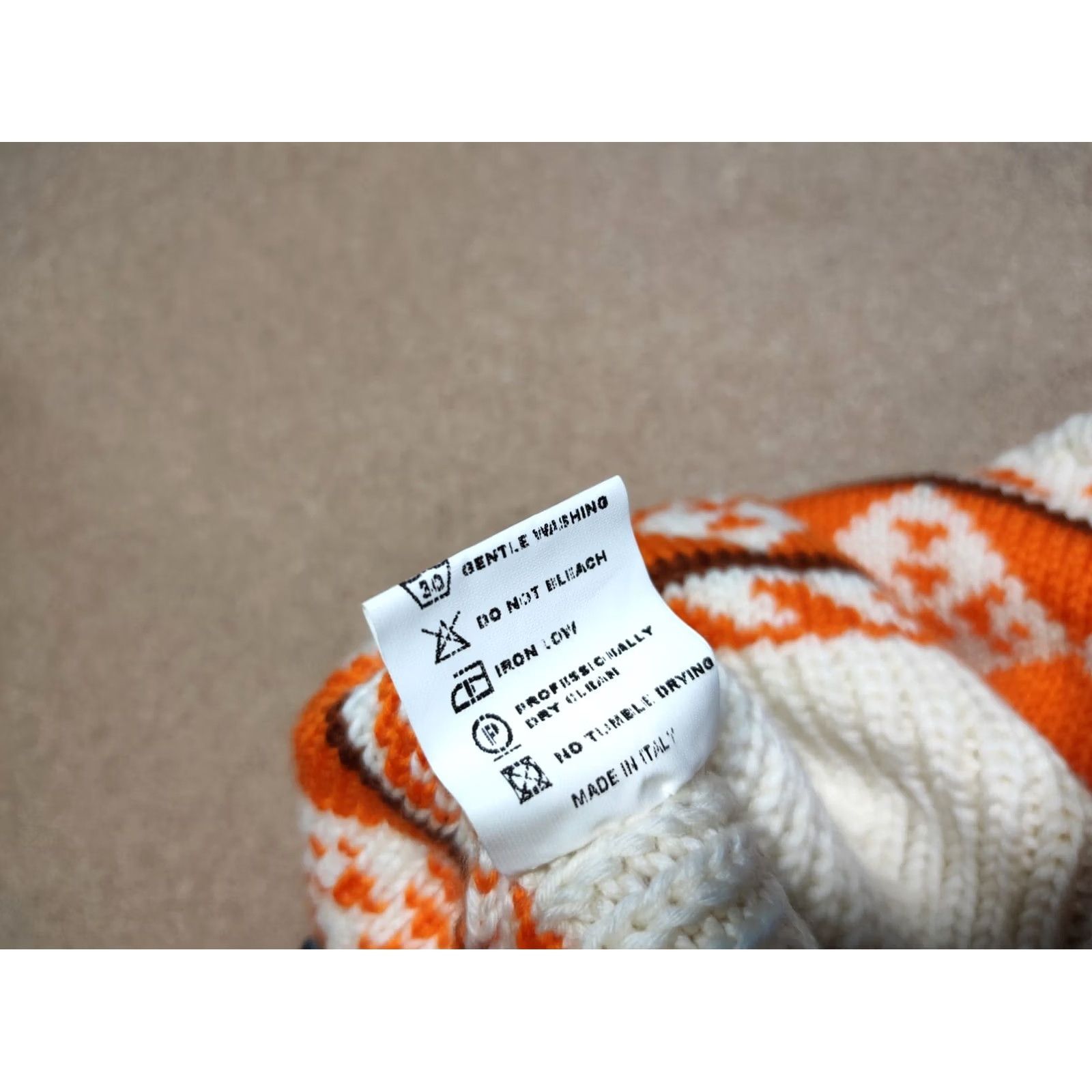 Bogner VINTAGE Bogner Beanie Hat Unisex Adults One Size Beige Wool Knit Ear Flap Made in Italy Size ONE SIZE - 5 Thumbnail
