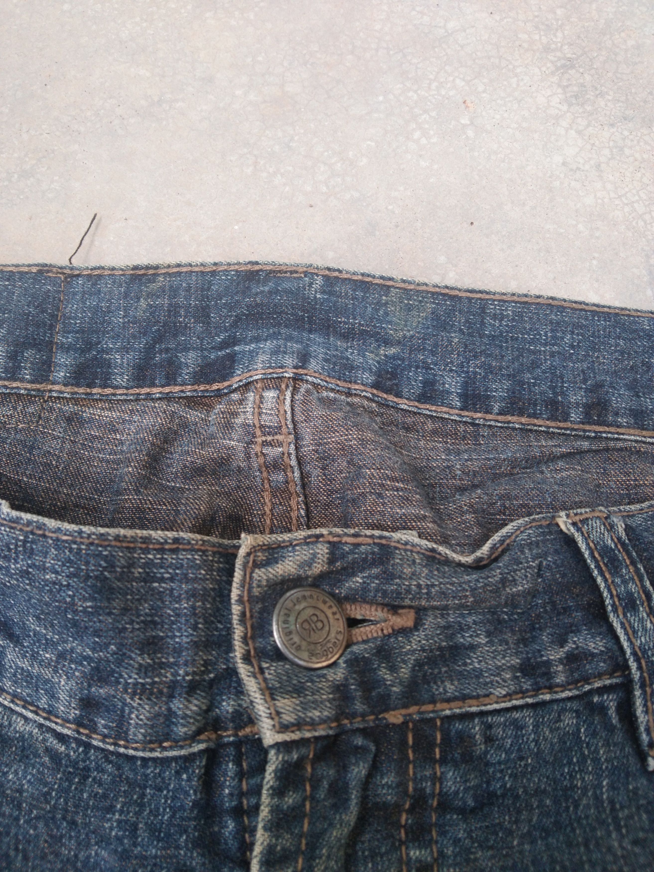 Vintage Vintage Washed Roberto Bari Straight Leg Jeans 36x32 Size US 36 / EU 52 - 4 Thumbnail