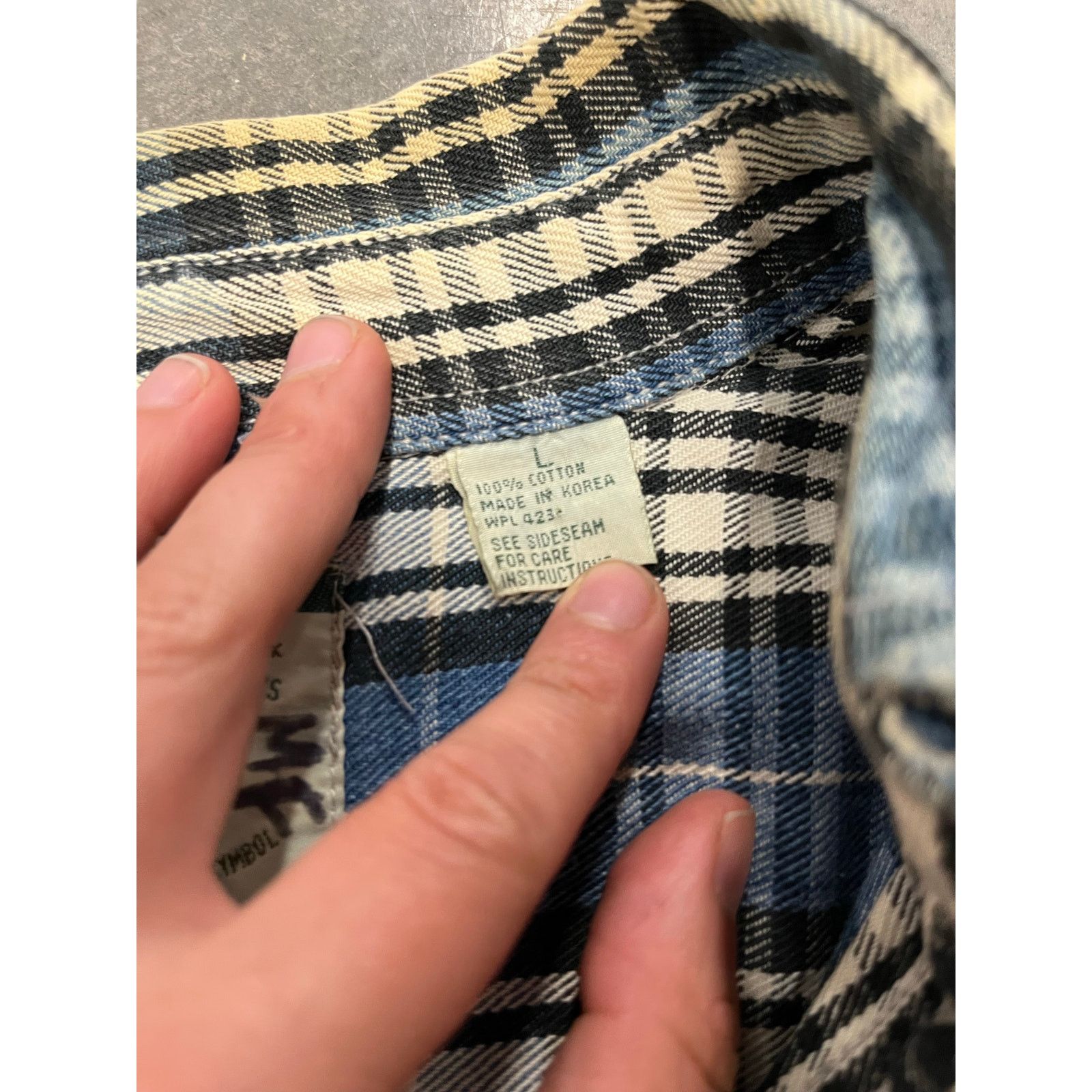 Levi's Vintage Levi's White Tab Long Sleeve Button Up Plaid Flannel Size US L / EU 52-54 / 3 - 4 Thumbnail