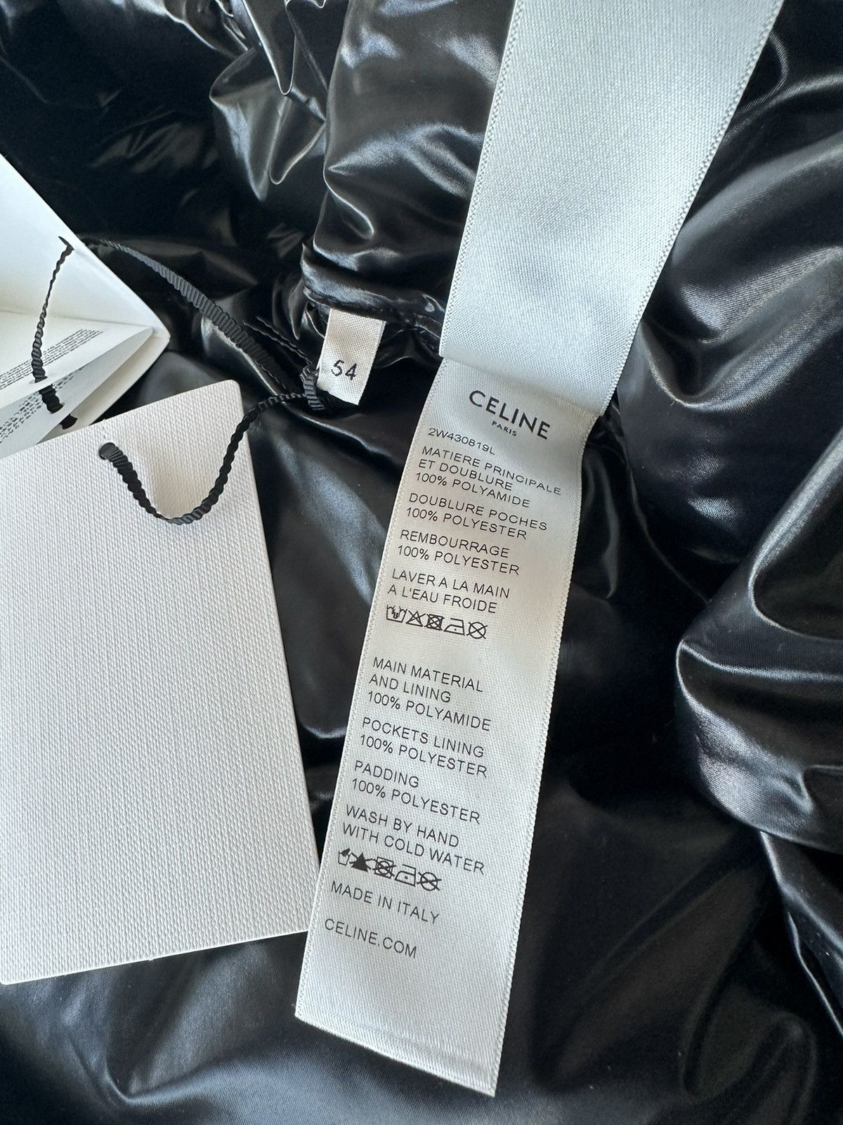 Celine × Hedi Slimane $4,500 Runway Celine Hedi Slimane Coat Goose Down Size US XXL / EU 58 / 5 - 8 Thumbnail