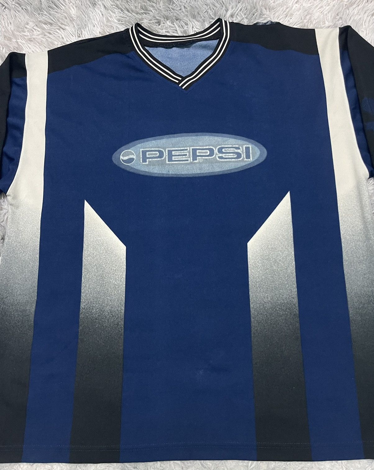 Pepsi 90s PEPSI RACING JERSEY HIPHOP STYLE RARE SINGLE STITCH Size US XXL / EU 58 / 5 - 5 Thumbnail
