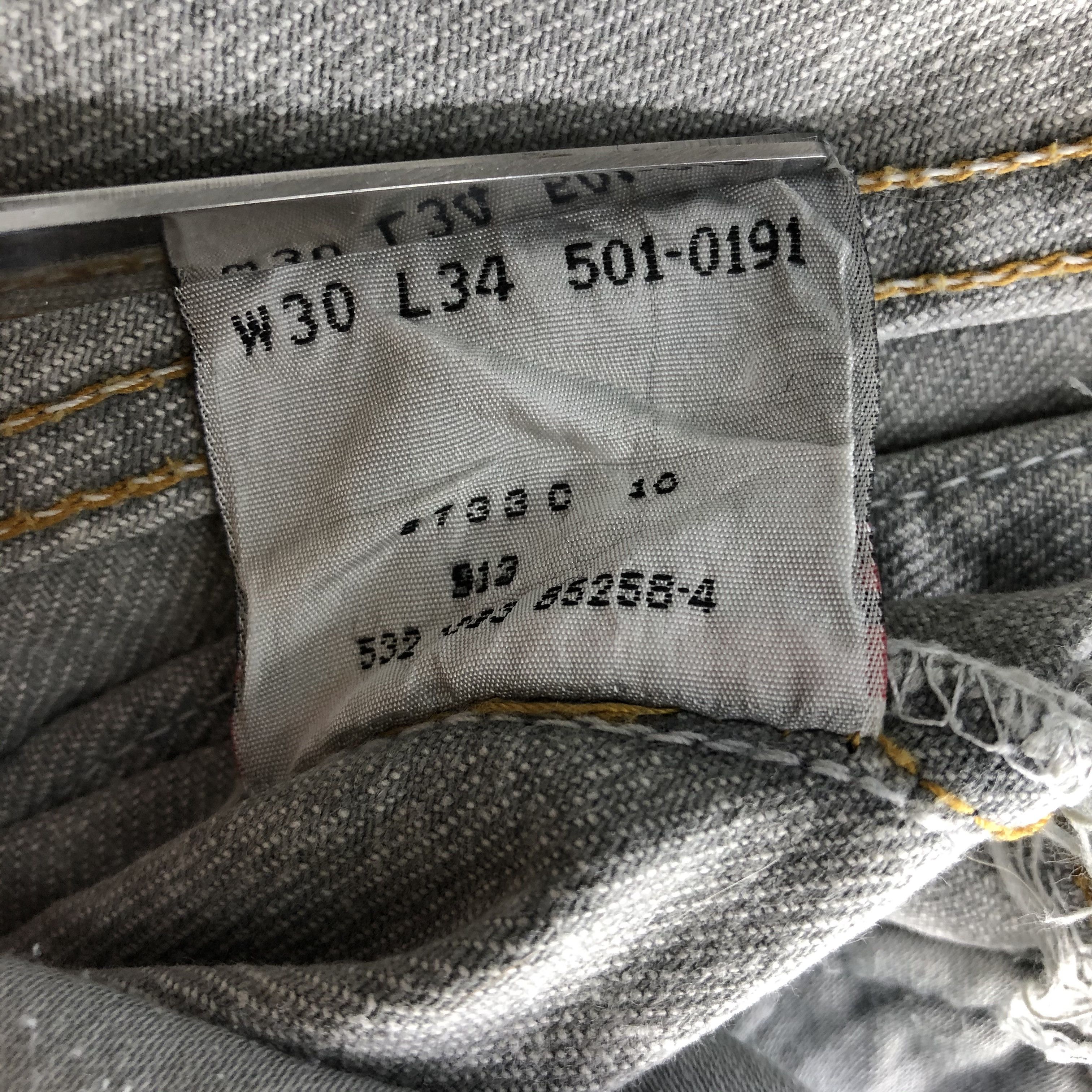 Levi's × Vintage Vintage 90s Ash Gray Levis 501 Jeans-JM2677 Size US 28 / EU 44 - 12 Thumbnail