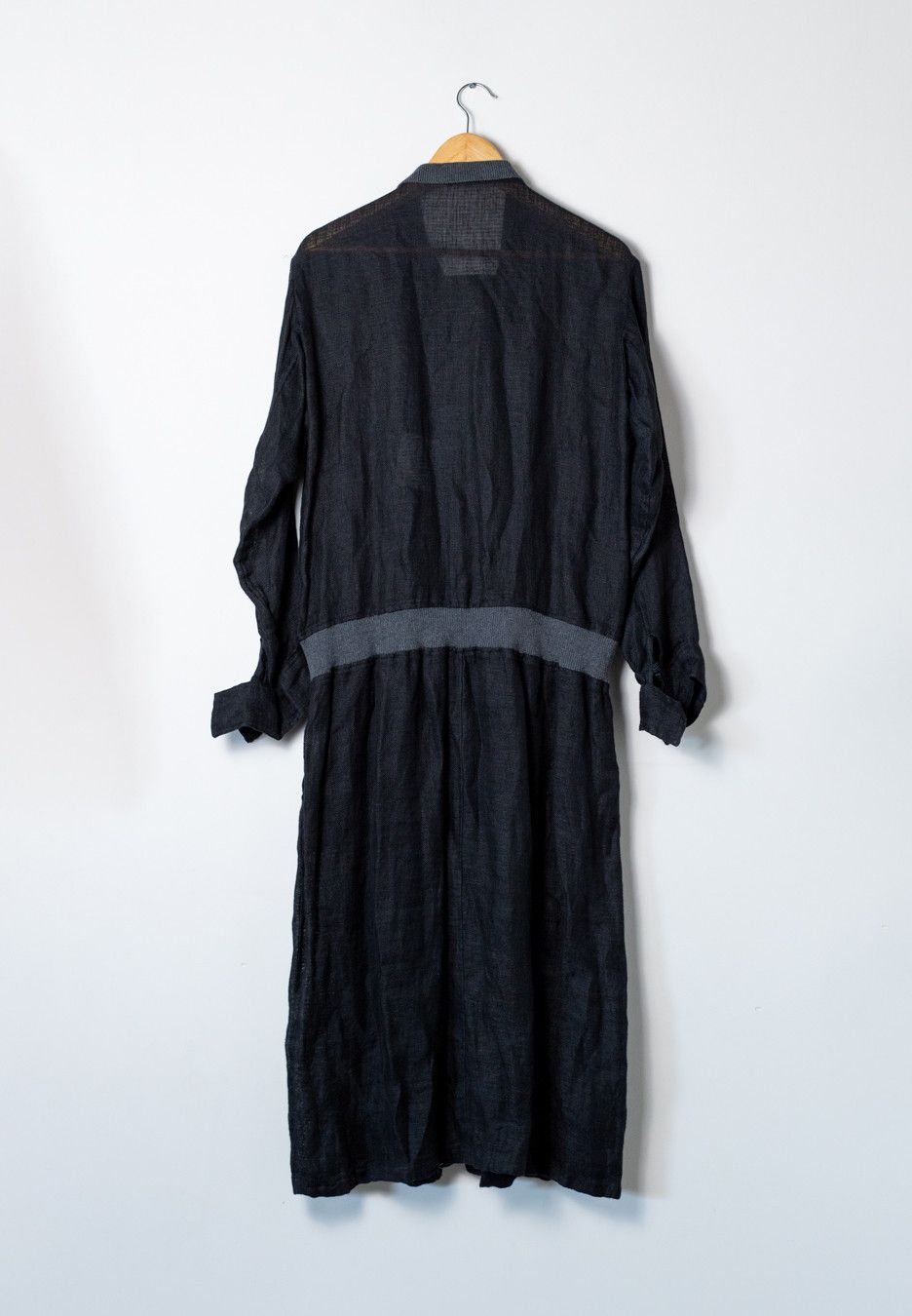 Yohji Yamamoto SS18 MAINLINE LINEN COAT Size US L / EU 52-54 / 3 - 6 Thumbnail