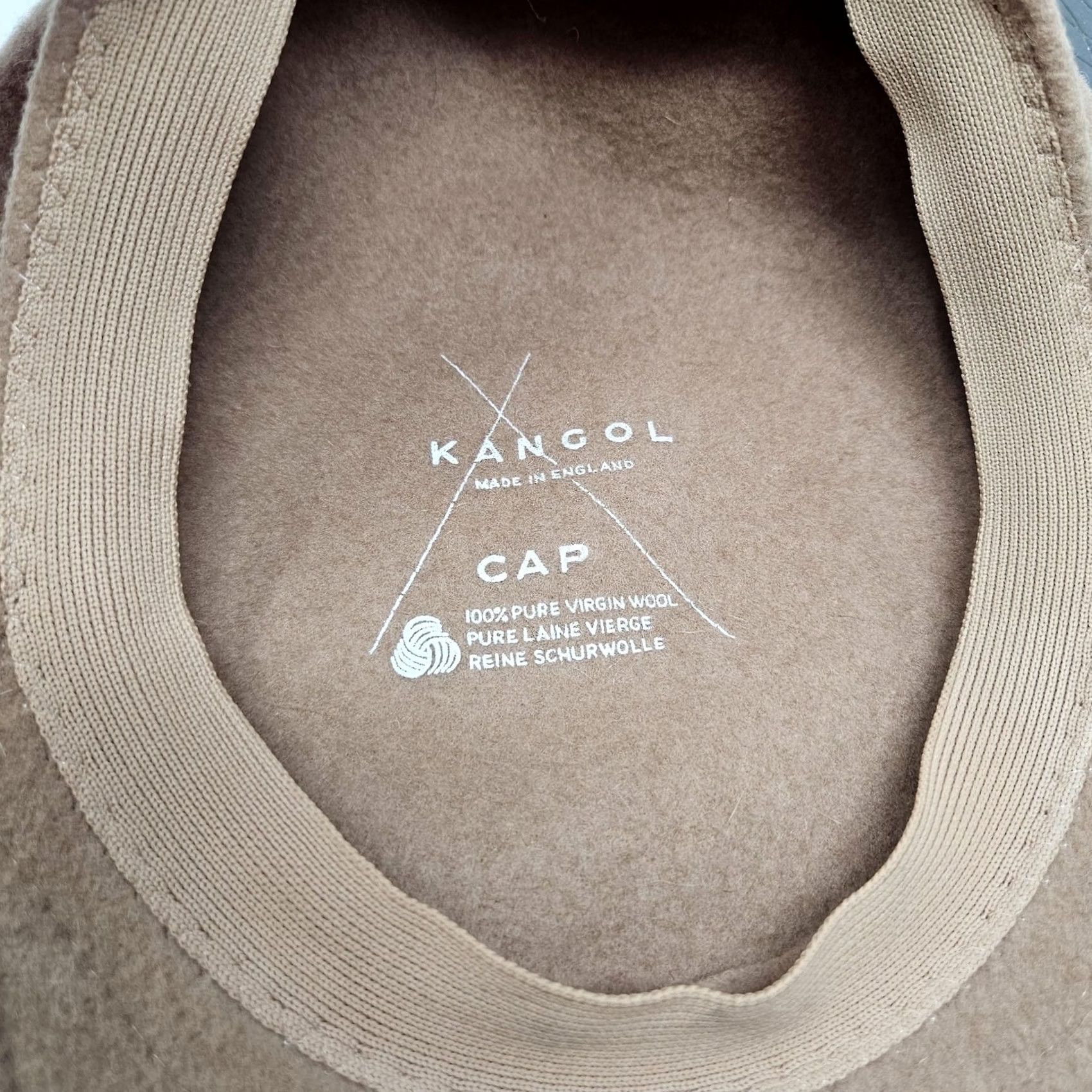 Kangol Kangol Hat Flat Cap Wool Brown Mens M Made in England Solid Classic M/L Size ONE SIZE - 6 Thumbnail