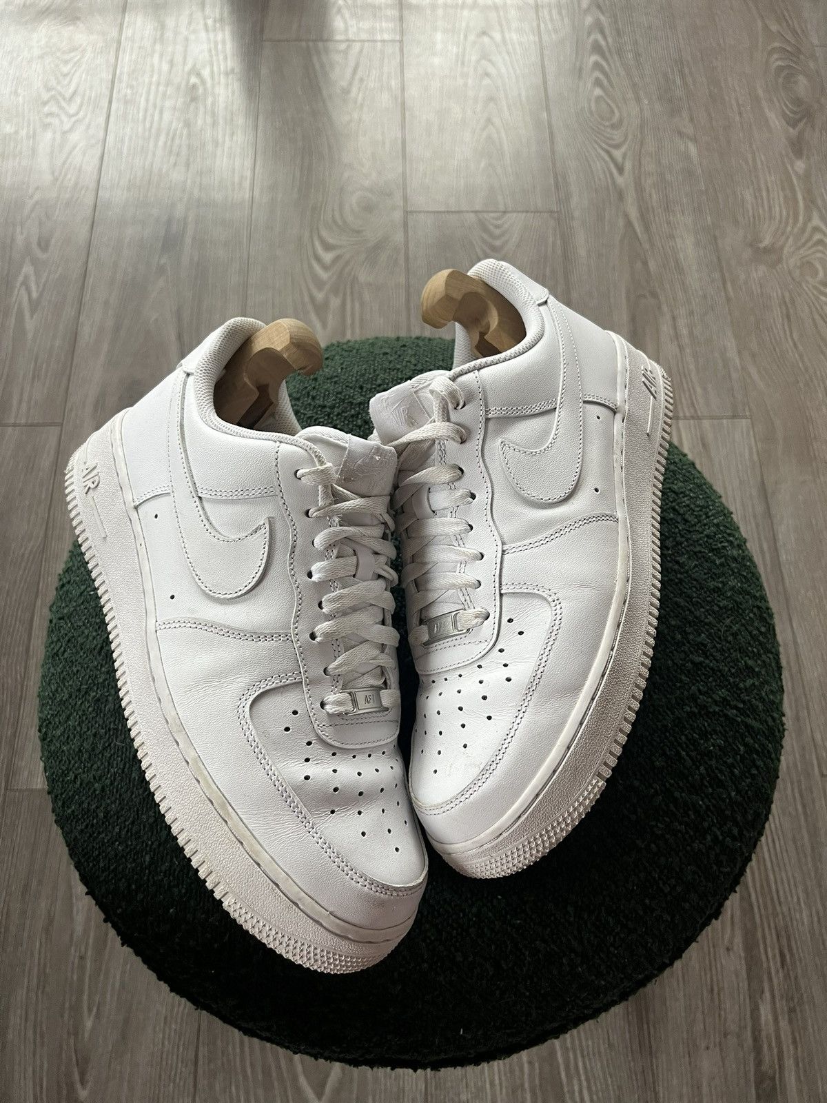 Nike Nike Air Force 1 Triple White AR Leather Sneakers Size US 9 / EU 42 - 1 Thumbnail