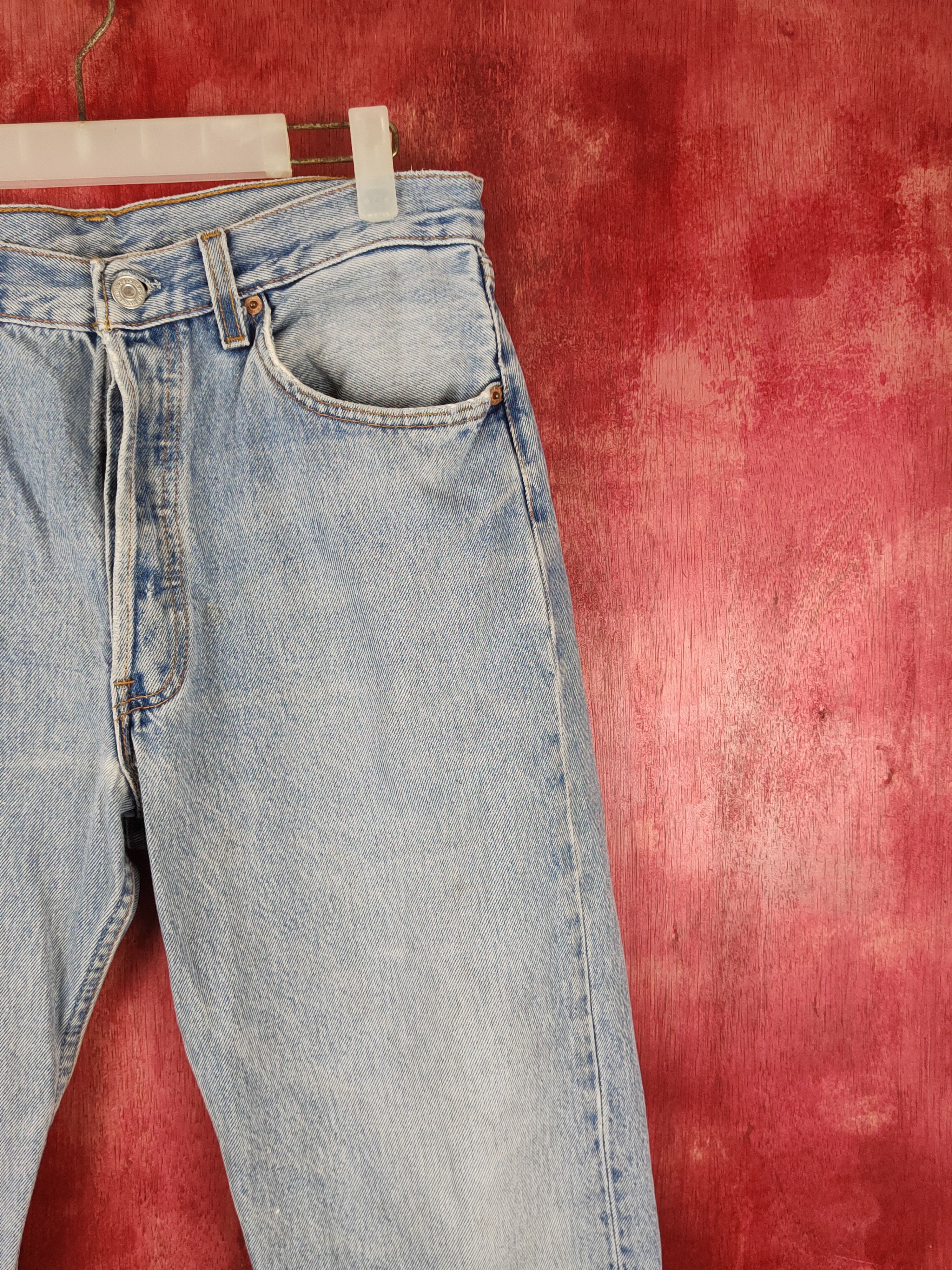 Levi's 501 Levi's Blue vintage Denim Pants #S1368 Size US 32 / EU 48 - 5 Thumbnail