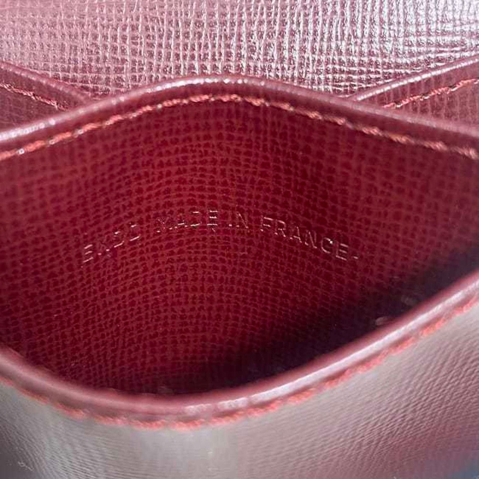 Cartier Red Leather Wallet