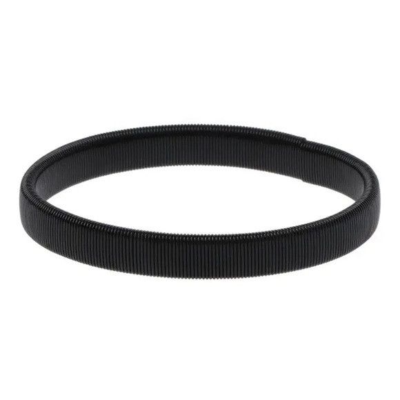 Other Men Stainless Steel Style Elastic Metal Armband Bracelet (B) Size ONE SIZE - 1 Thumbnail
