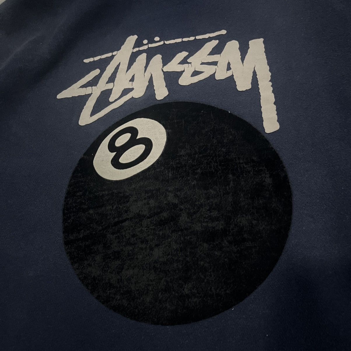 Stussy Vintage Stussy 8 Ball Full Zipper Hoodie Size US L / EU 52-54 / 3 - 3 Thumbnail
