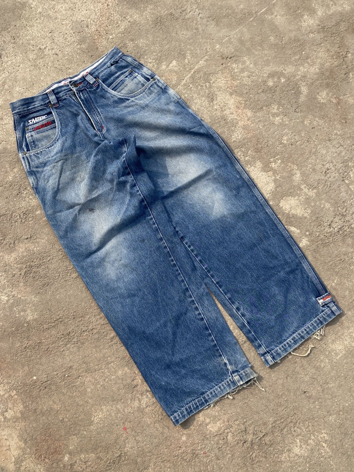 JNCO × Vintage Snooc Vintage Thrashed Hiphop jean Size US 32 / EU 48 - 3 Thumbnail