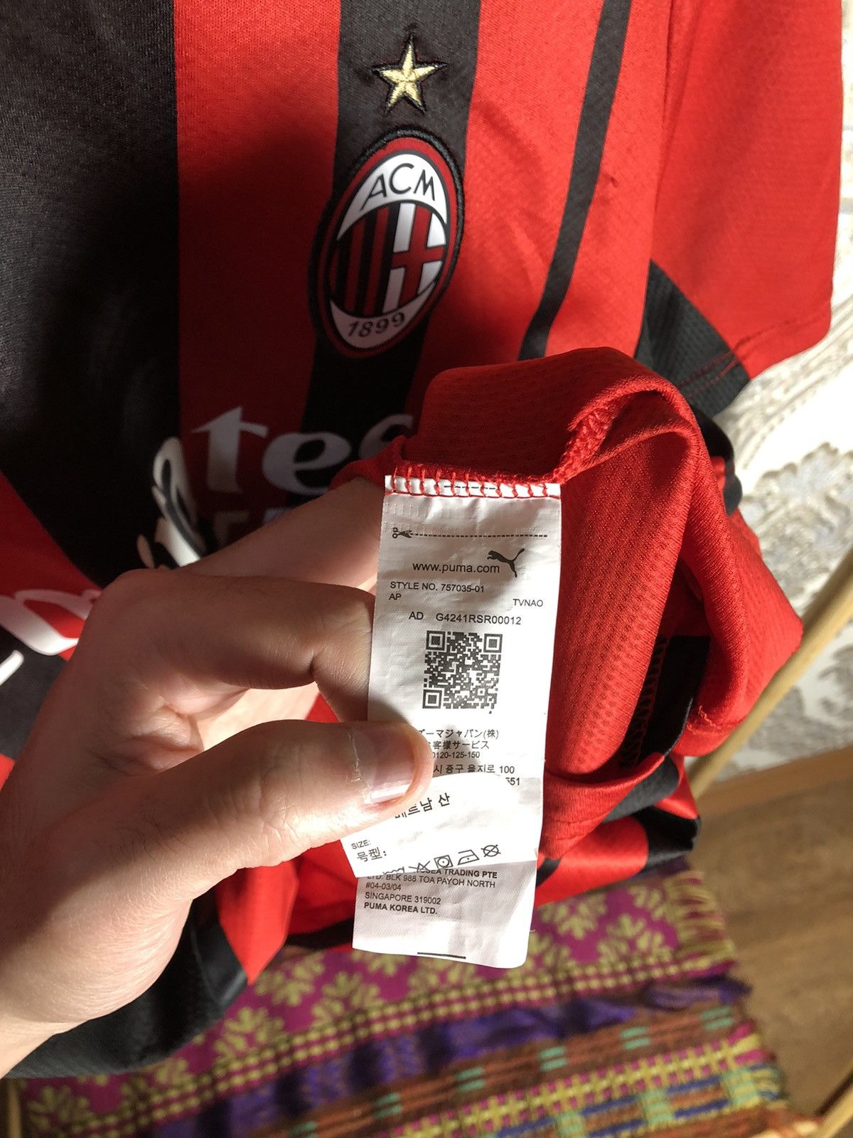 Other VERY RARE PUMA AC MILAN ITALY SOCCER JERSRY RETRO Y2K 90s Size US M / EU 48-50 / 2 - 5 Thumbnail