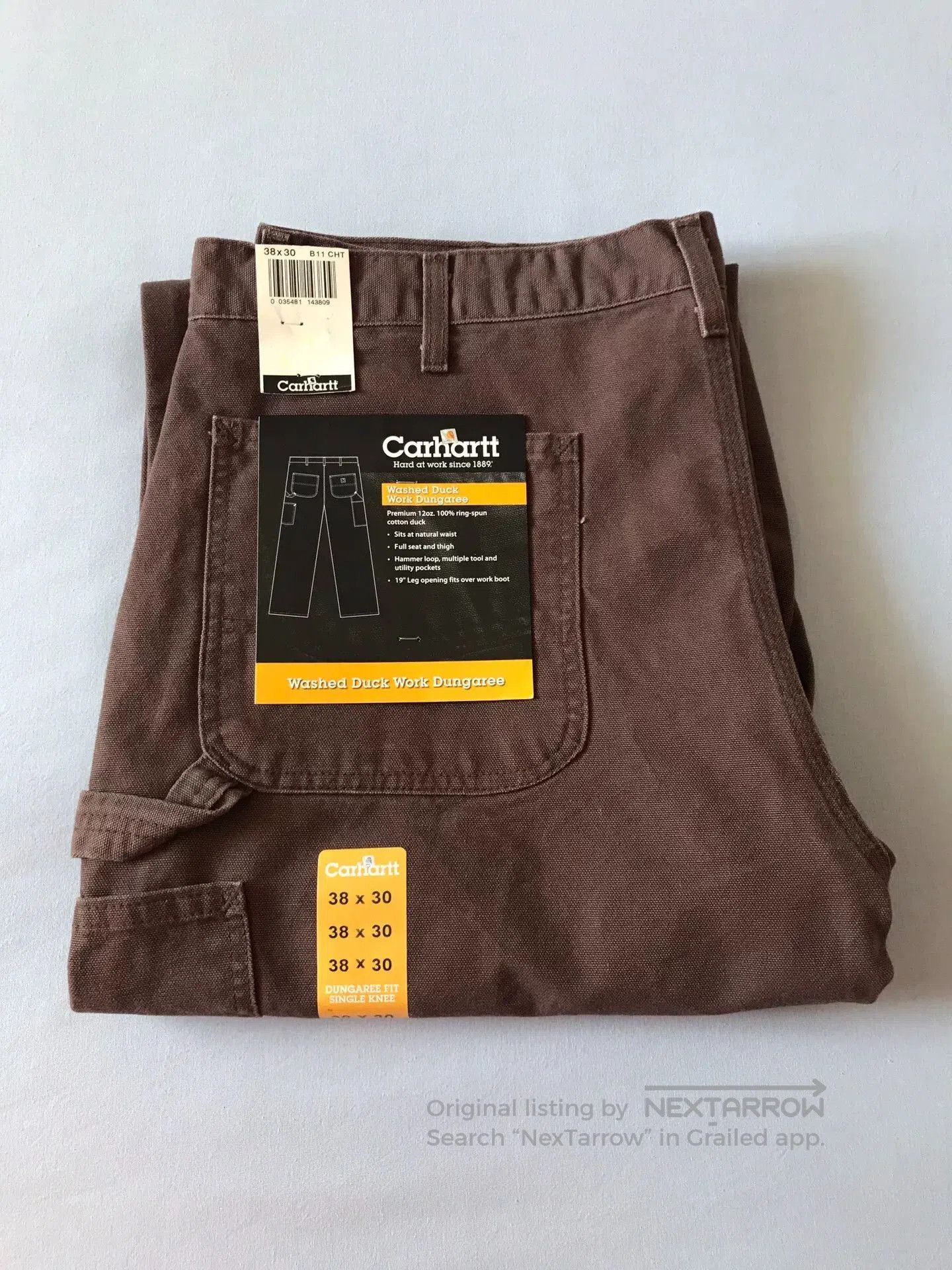 Carhartt Carhartt B11 CHT 38x30 Cargo Pants. Size US 38 / EU 54 - 1 Thumbnail