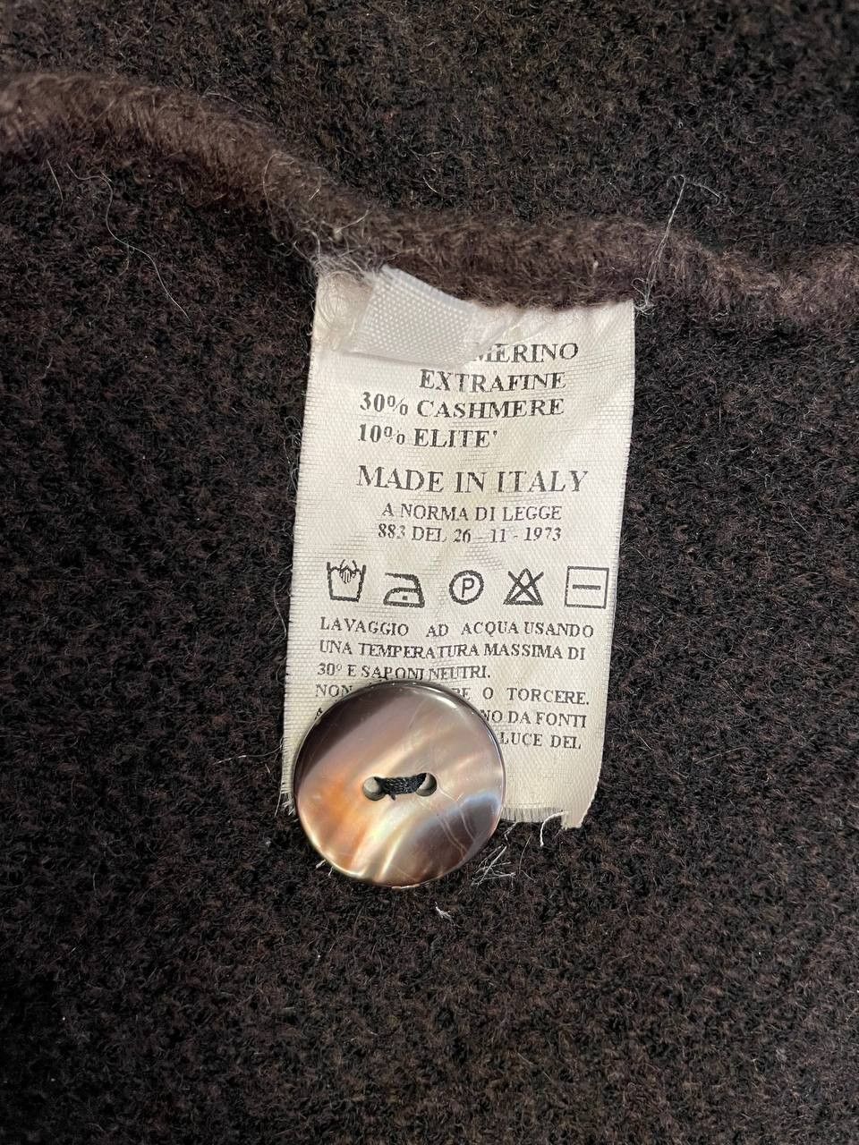 Vintage Italian Merino Wool & Cashmere Knit Blazer Jacket