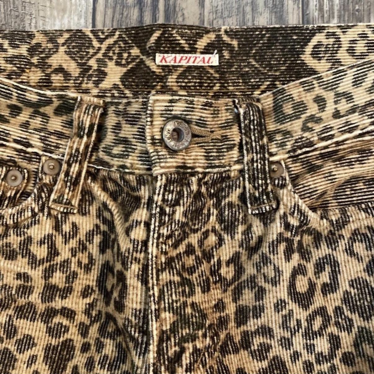 Kapital kapital leopard corduroy pant Size US 28 / EU 44 - 4 Thumbnail