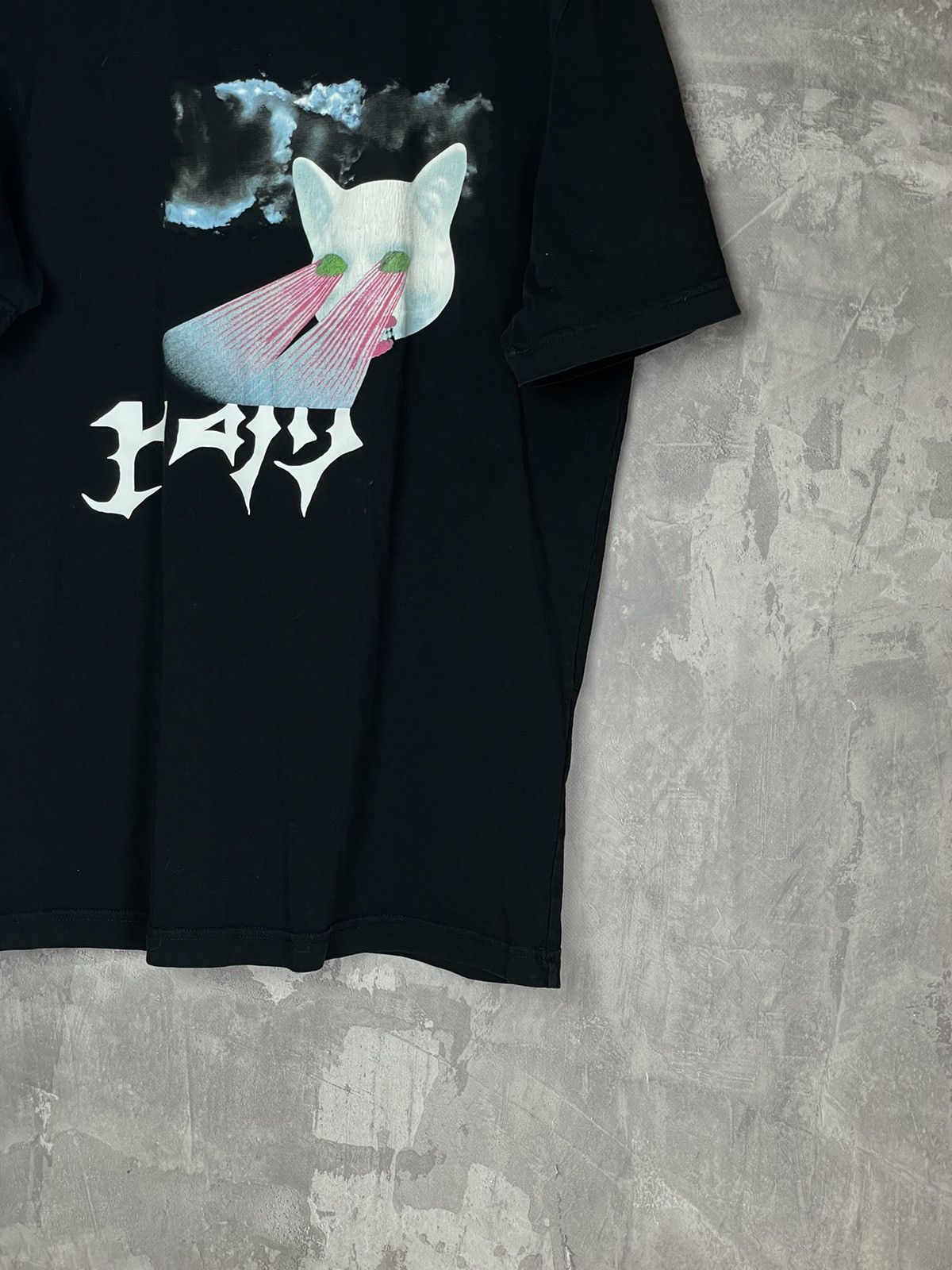 Diesel × Japanese Brand × Vintage Y2K Diesel T Shirt Vintage 3D Cat Logo Avantgarde Style Size US M / EU 48-50 / 2 - 6 Thumbnail