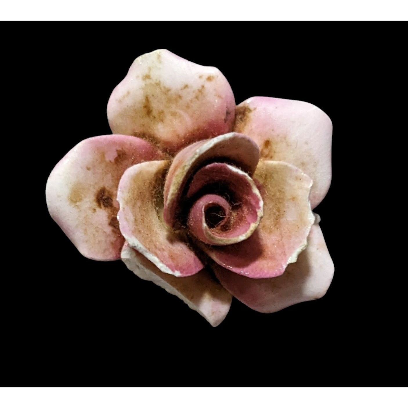 Other Vintage English Rose China Floral Brooch Size ONE SIZE - 3 Thumbnail