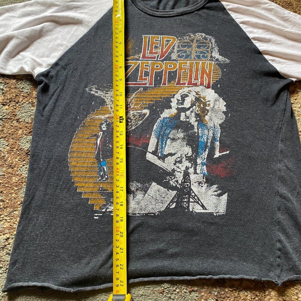 Led Zeppelin × Vintage TRUE Vintage 1977 Led Zeppelin Stairway To Heaven T Shirt Size US M / EU 48-50 / 2 - 5 Thumbnail