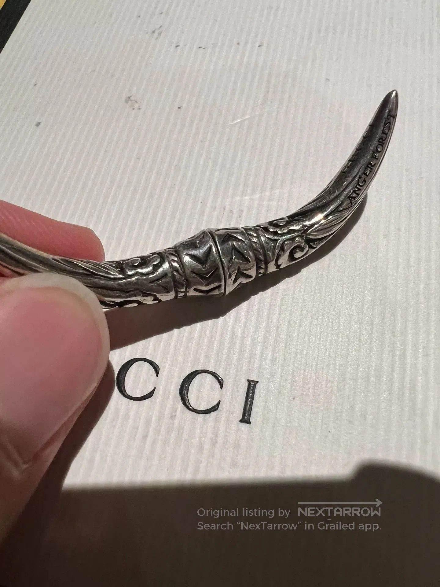 Gucci Gucci Archive Silver Nose Ring. Size ONE SIZE - 2 Thumbnail