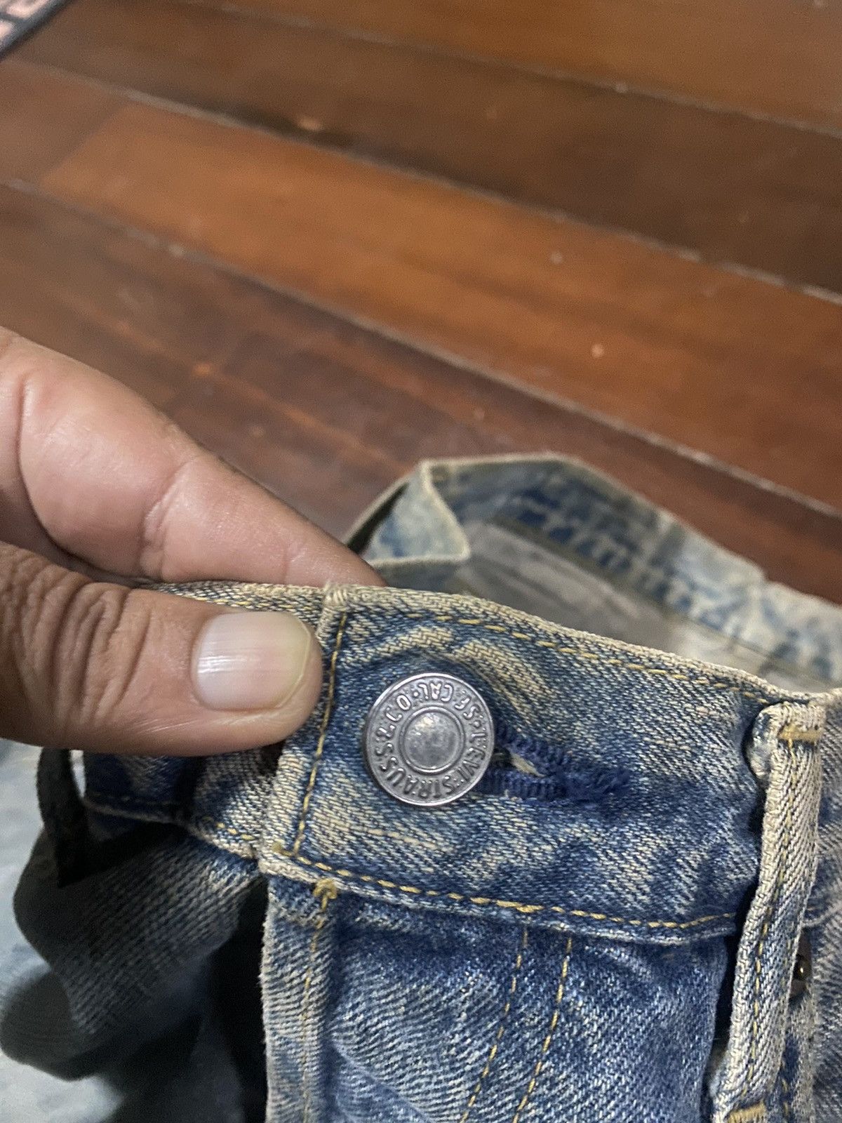 Levi's Vintage Levi’s 503B XX Big E lvc Redline Distressed 34X29 Size US 34 / EU 50 - 8 Thumbnail