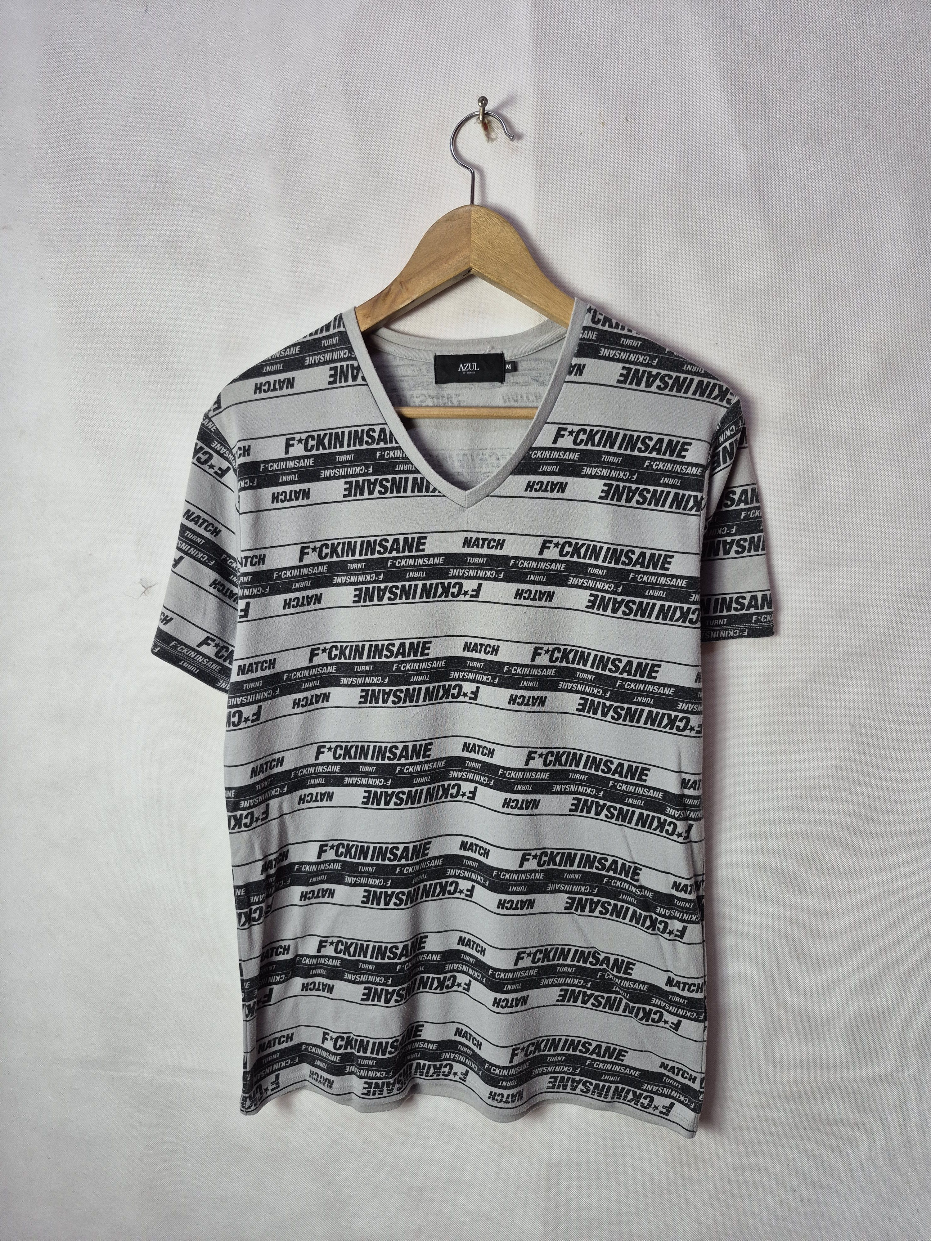 Japanese Brand 🔥 Azul by Moussy Fucking Insane All Over Print Tee Size US M / EU 48-50 / 2 - 3 Thumbnail