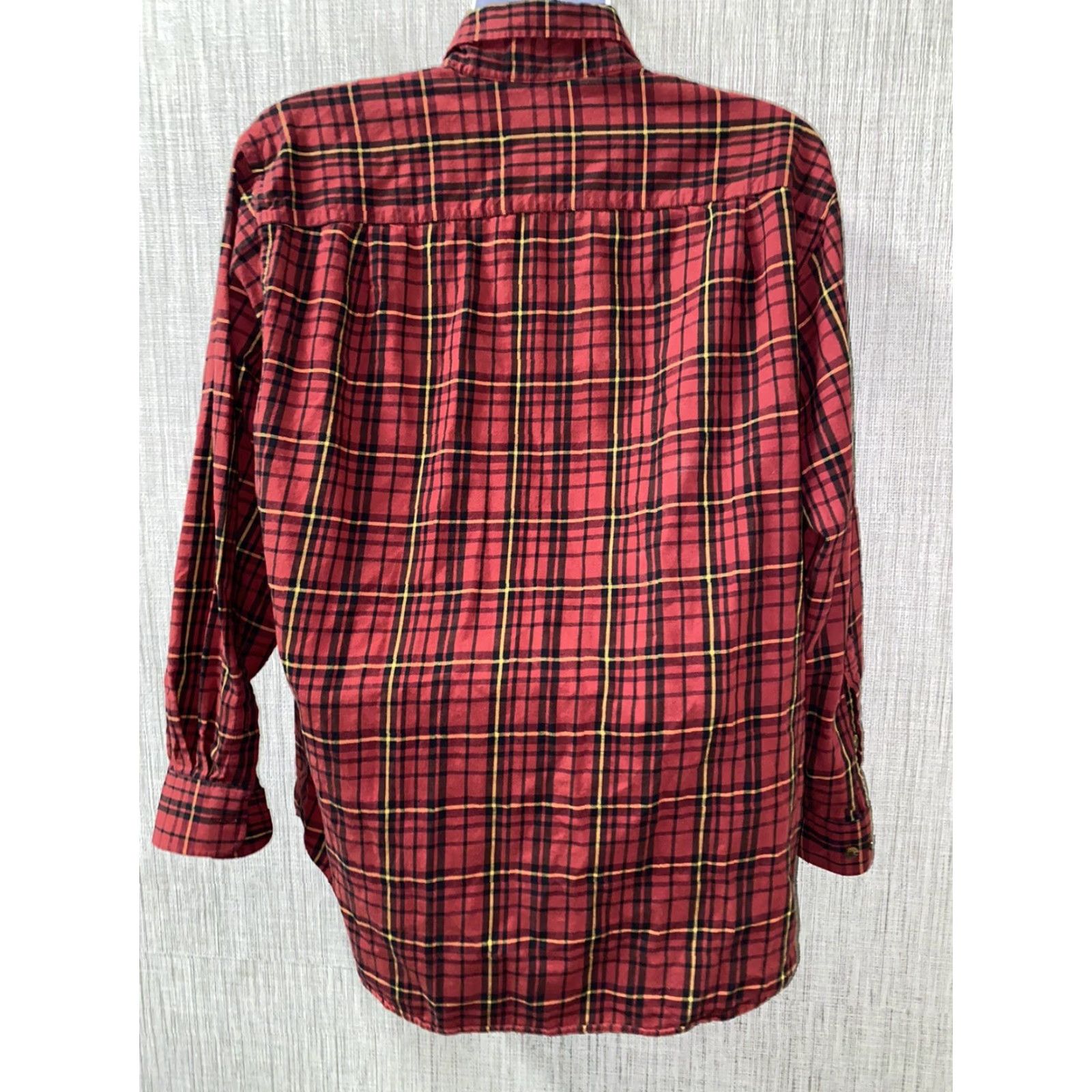 Orvis VINTAGE Orvis Mens Long Sleeve Button-Up Shirt Sz Large Red Plaid Shirt Mens Size US L / EU 52-54 / 3 - 2 Thumbnail