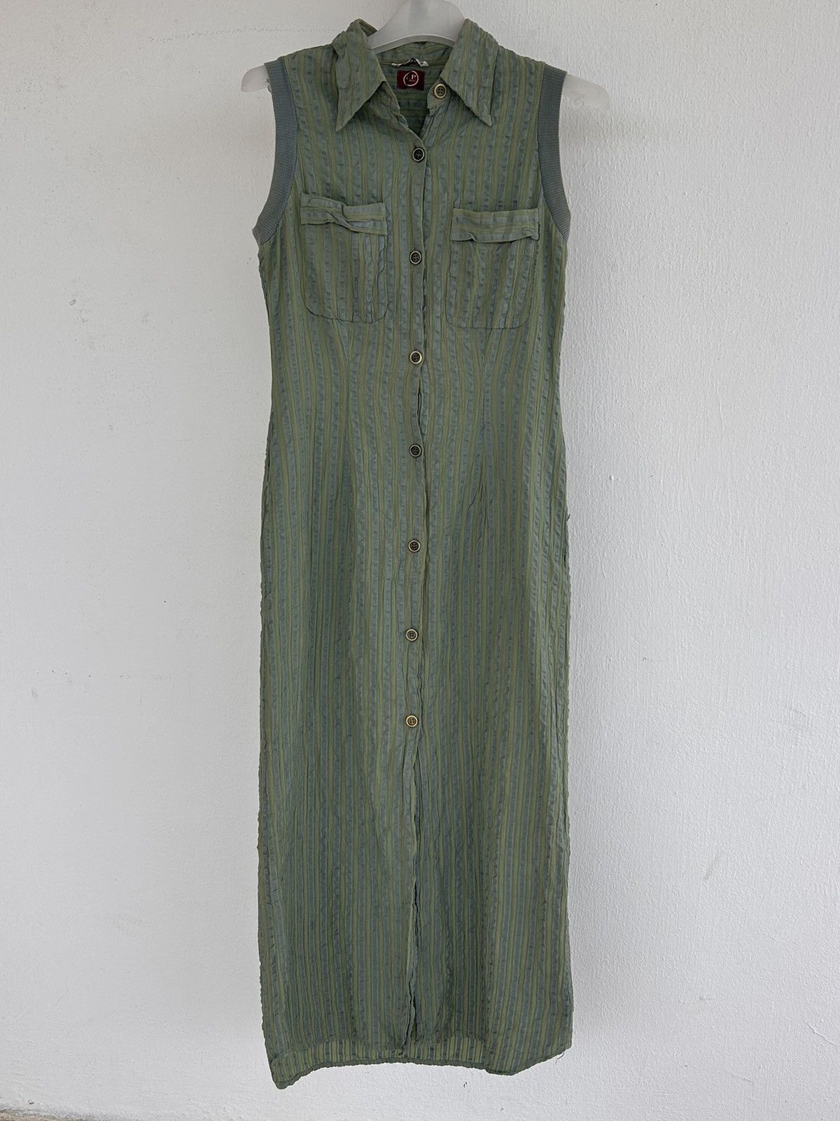 C.P. Company Vintage CP Company Midi Dress Green Size XS / US 0-2 / IT 36-38 - 1 Thumbnail