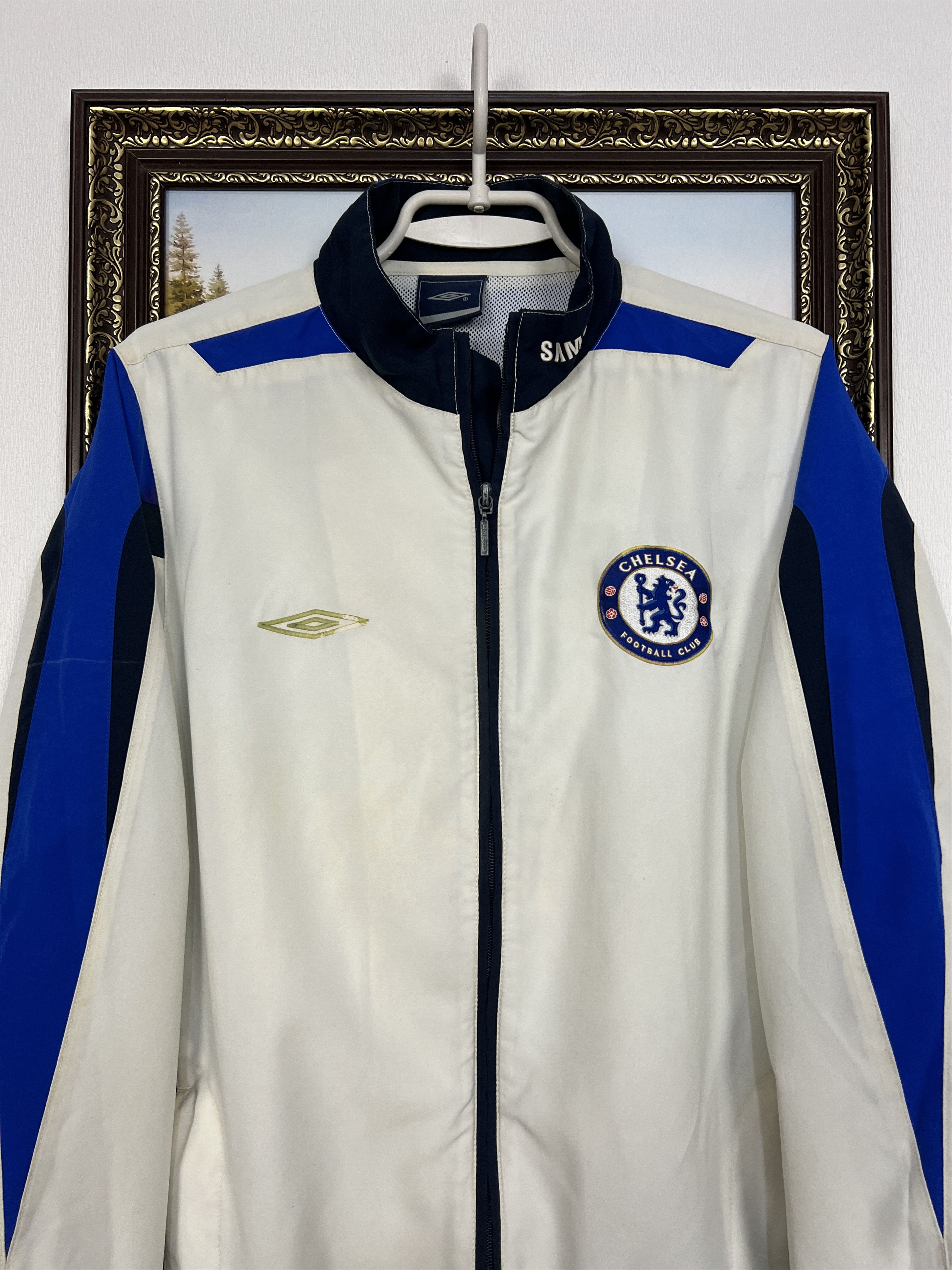Umbro Vintage Chelsea Football Jacket Soccer Track Top Zip Rare Size US S / EU 44-46 / 1 - 2 Thumbnail