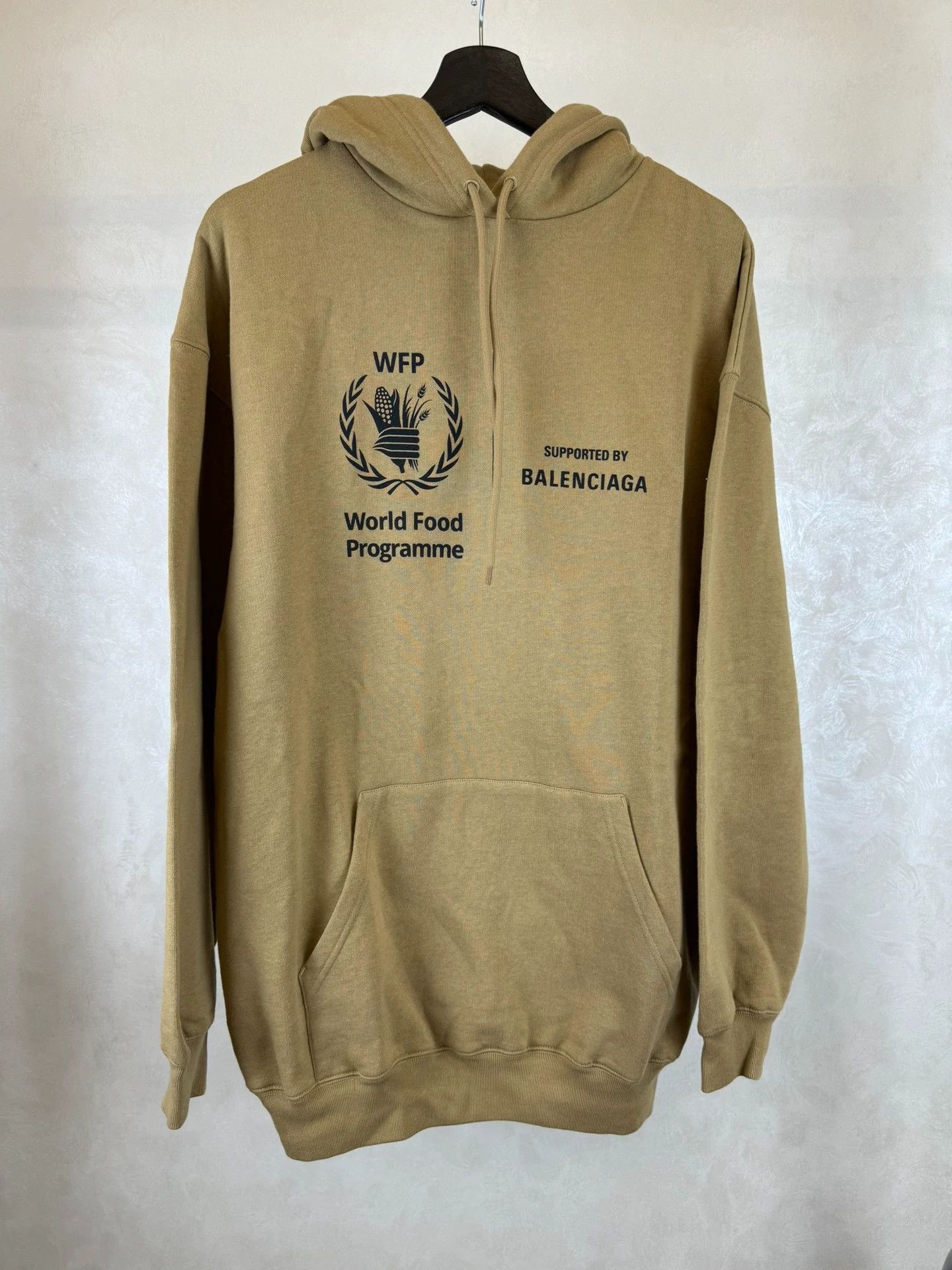 Balenciaga Balenciaga khaki grain hoodie from Balenciaga Size US XS / EU 42 / 0 - 1 Thumbnail