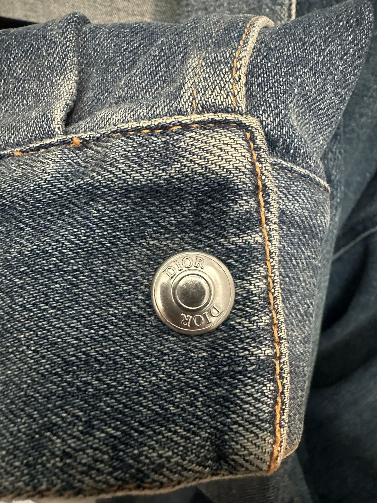 Dior Dior and Kenny Scharf Denim Jeans Overshirt Shirt Jacket Size US L / EU 52-54 / 3 - 4 Thumbnail