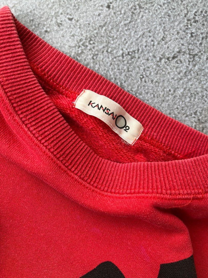 Kansai Yamamoto 👑rare👑80s Kansai Yamamoto crewneck big logo Size US M / EU 48-50 / 2 - 6 Thumbnail