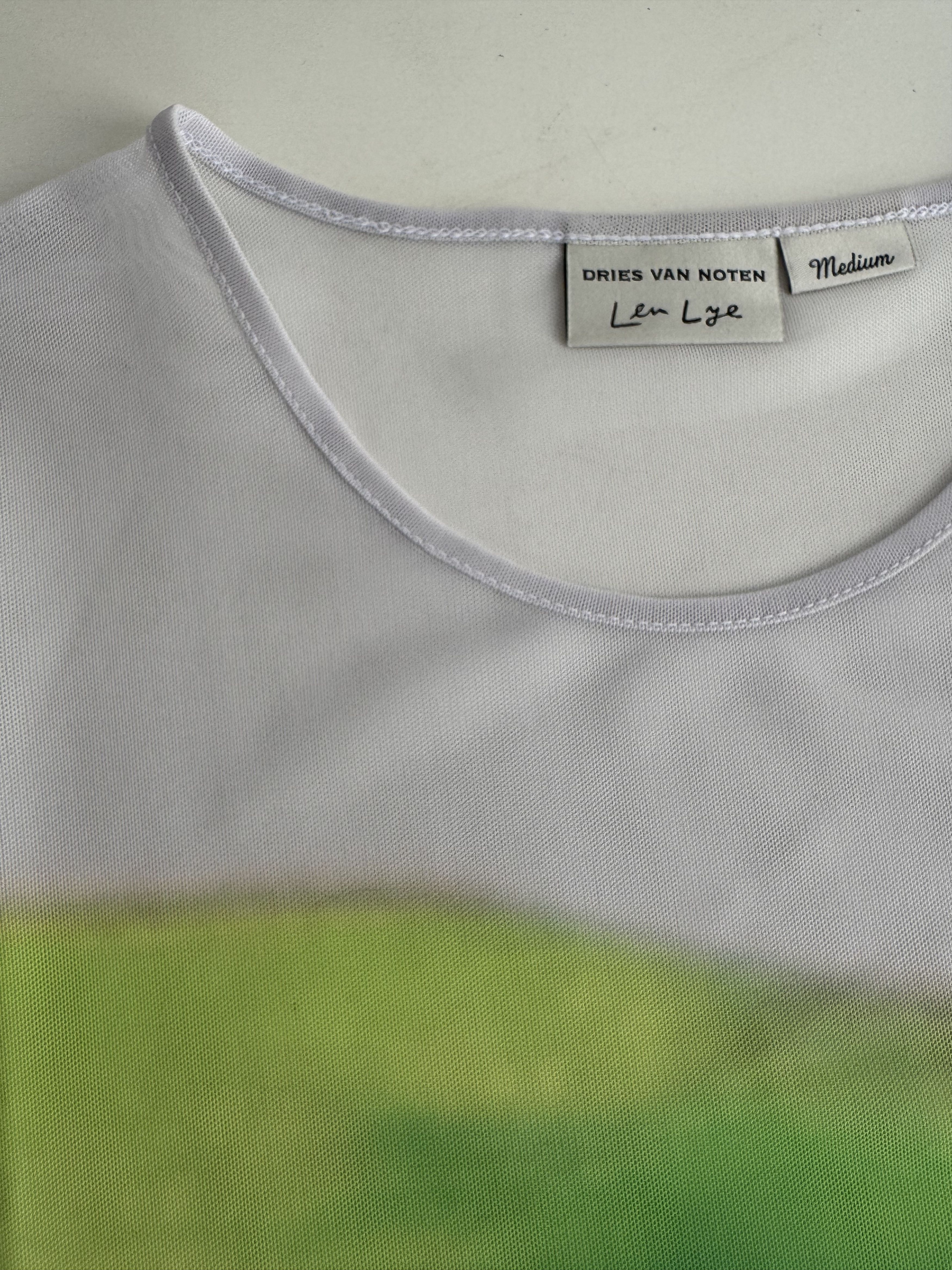 Dries Van Noten Len Lye Stripe Mesh top Size M / US 6-8 / IT 42-44 - 3 Thumbnail