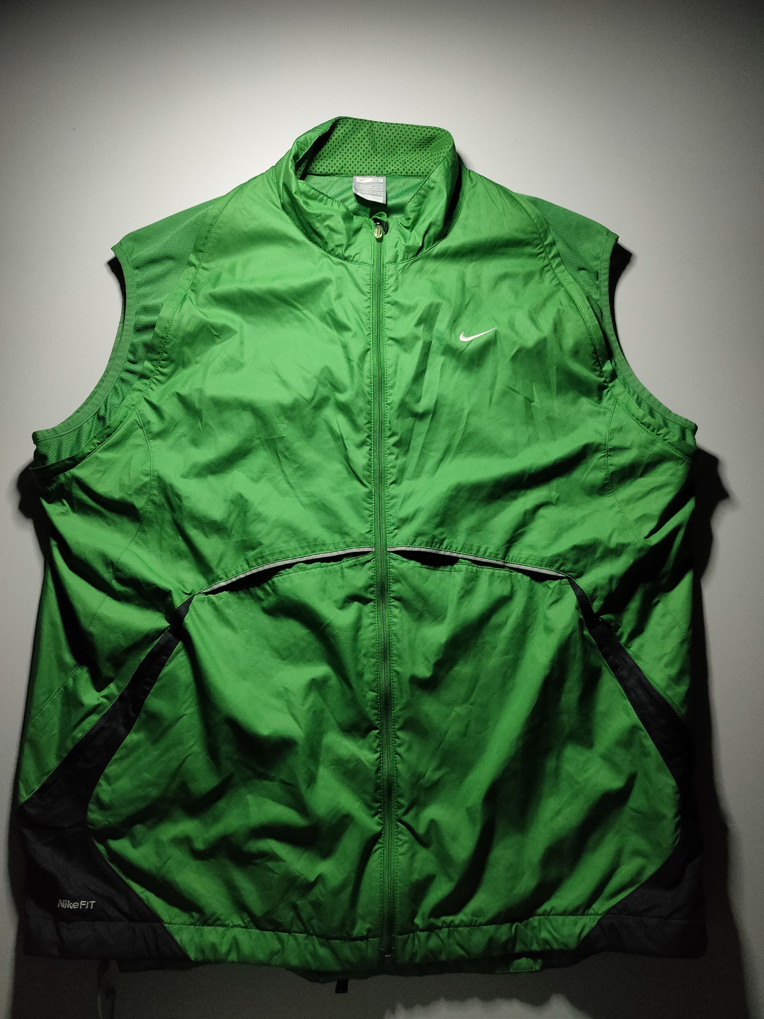 Nike × Vintage Vintage Y2K Nike 2 in 1 Zip Windbreaker Track Jacket Vest Size US XL / EU 56 / 4 - 5 Thumbnail