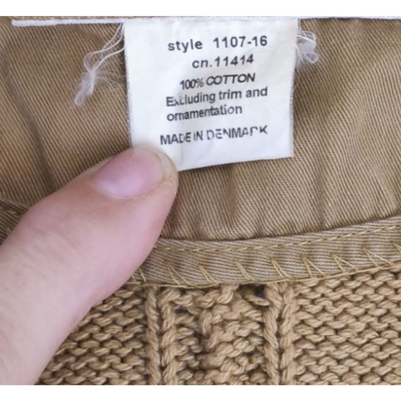 Other Blue Willi's Denmark Cardigan Women's M Beige 100% Cotton Size M / US 6-8 / IT 42-44 - 12 Thumbnail