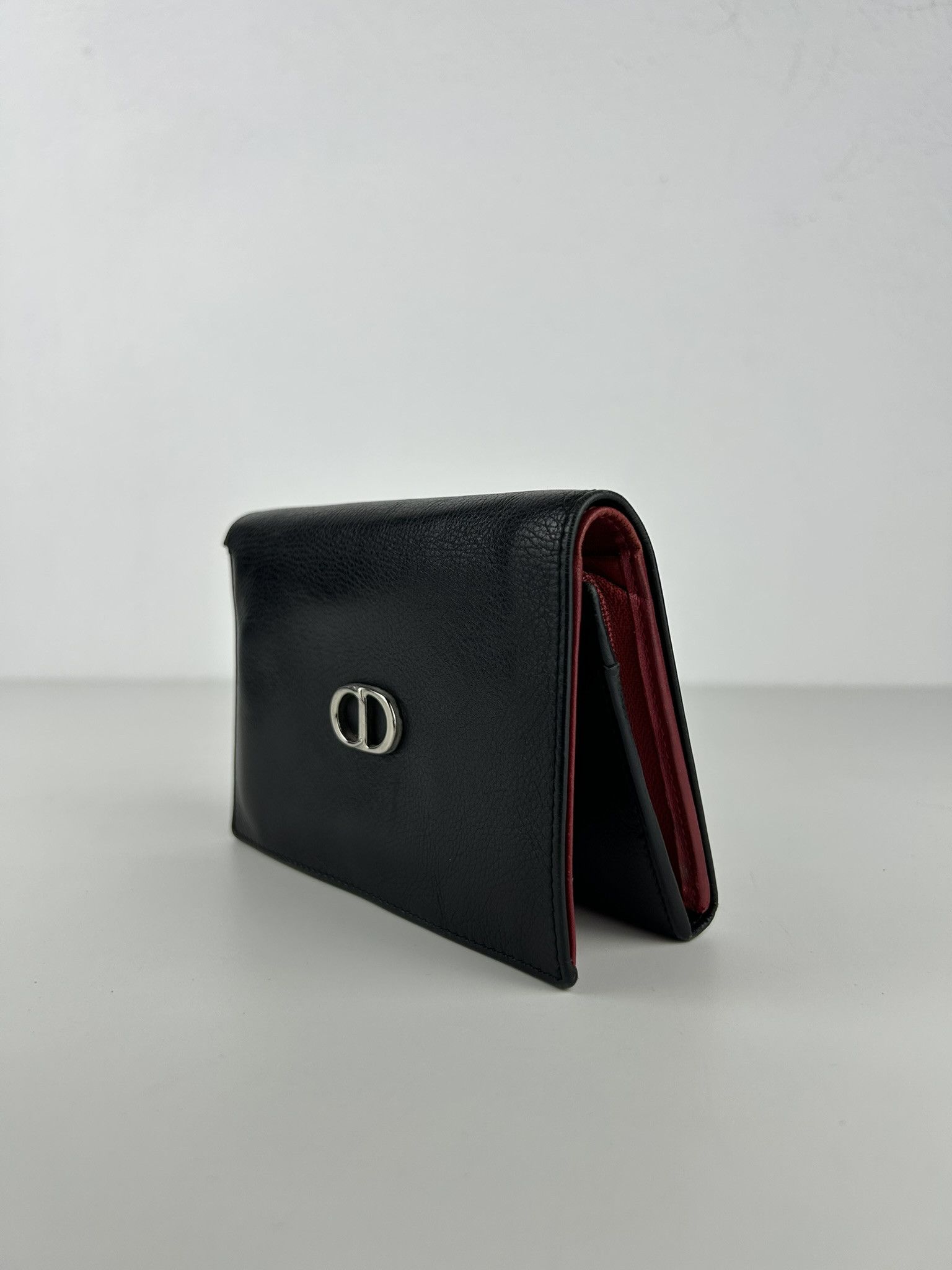 Dior Vintage 90s Dior leather bifold wallet Size ONE SIZE - 4 Thumbnail