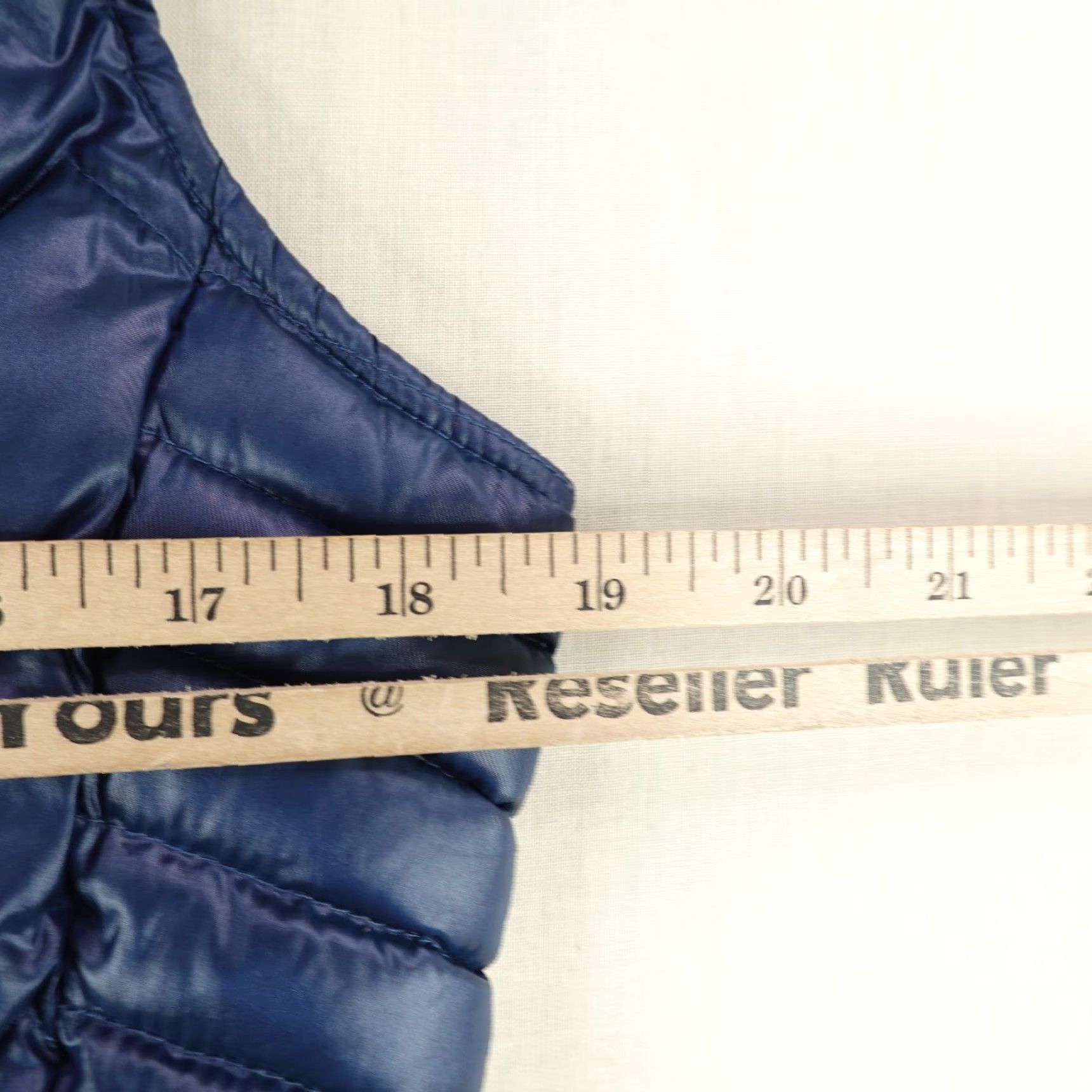 Calvin Klein VINTAGE Calvin Klein Vest Womens Medium Blue Premium Down Puffer Insulated Zig Zag Quilt Size M / US 6-8 / IT 42-44 - 6 Thumbnail
